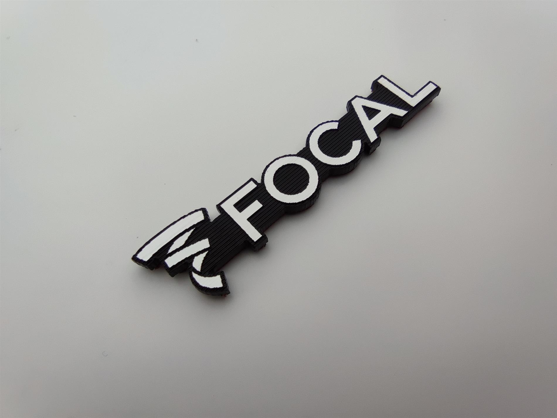 Focal çerçevesiz hoparlör ve otomobil kapı logosu - Resim 2