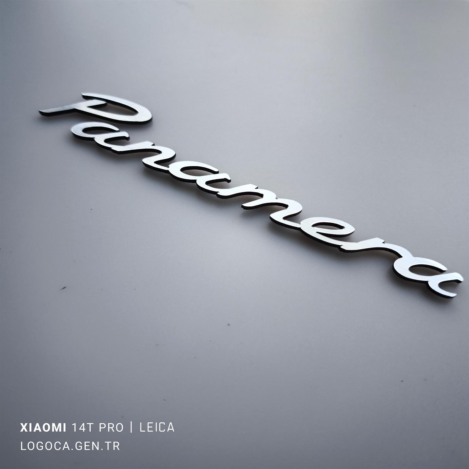 Porsche Panamera bagaj yazısı 20cm