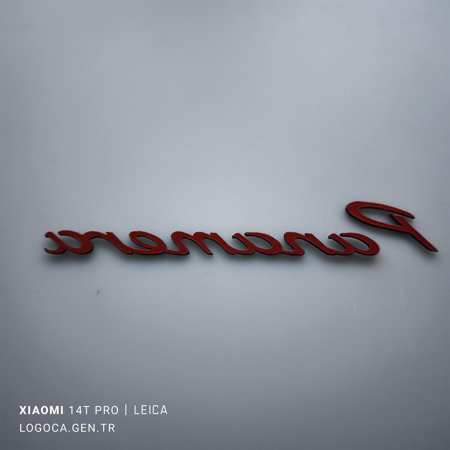 Porsche Panamera bagaj yazısı 20cm - Resim 4