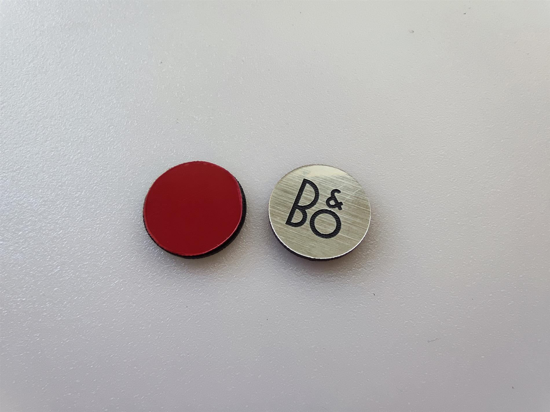 B&O Bang olufsen gümüş  logo  - Resim 2