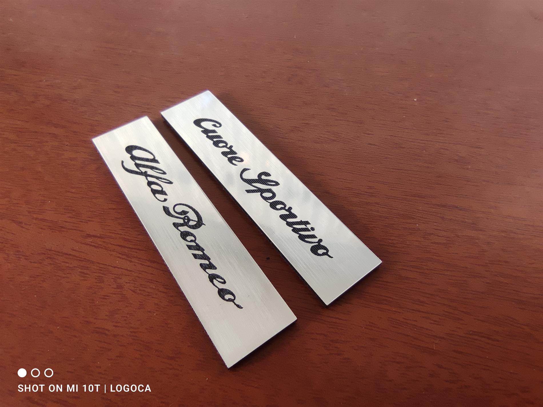 Alfaromeo ve cuore sportivo  etiketi - Resim 2