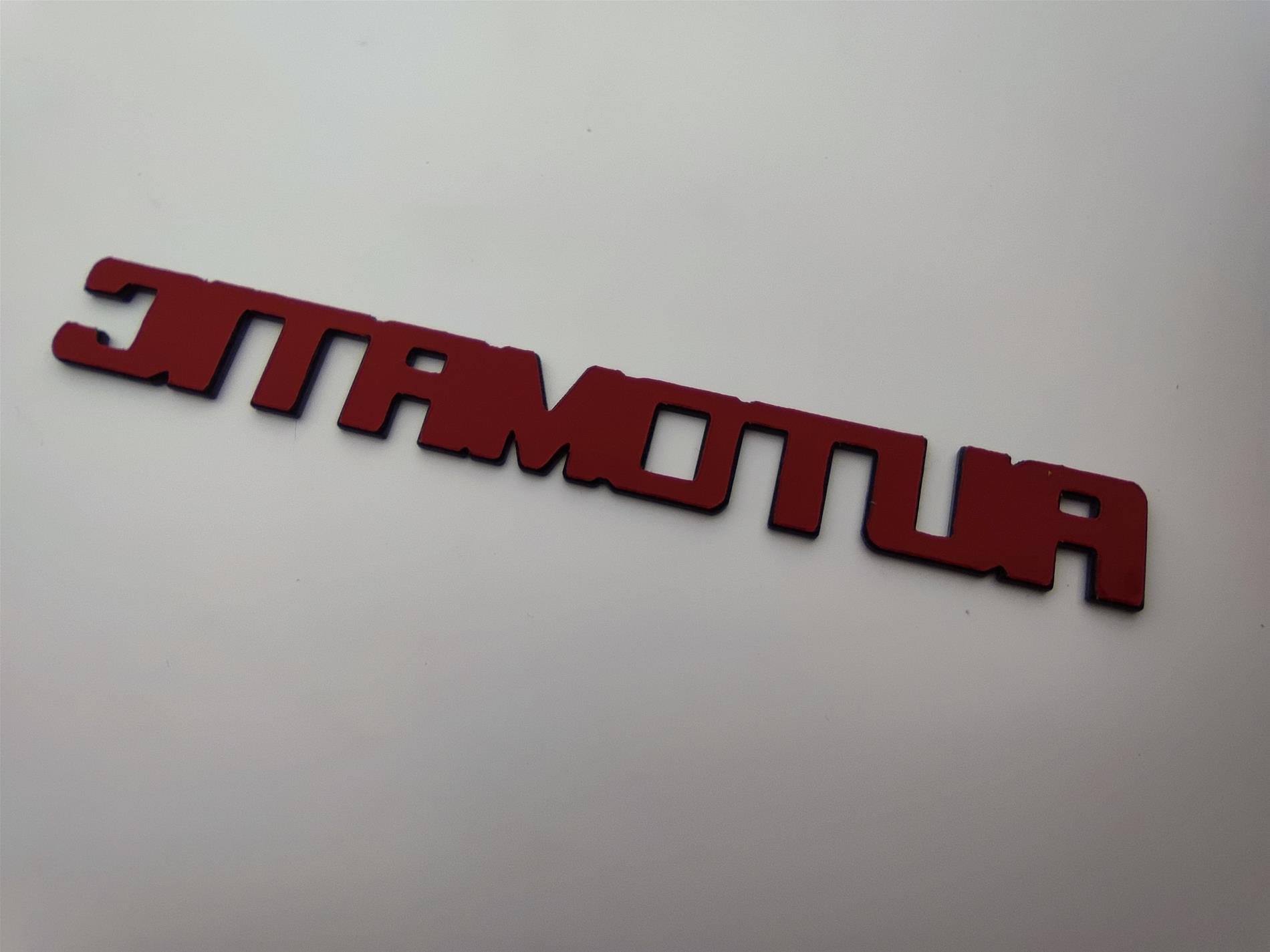 Ford automatic plastik etiket - Resim 2