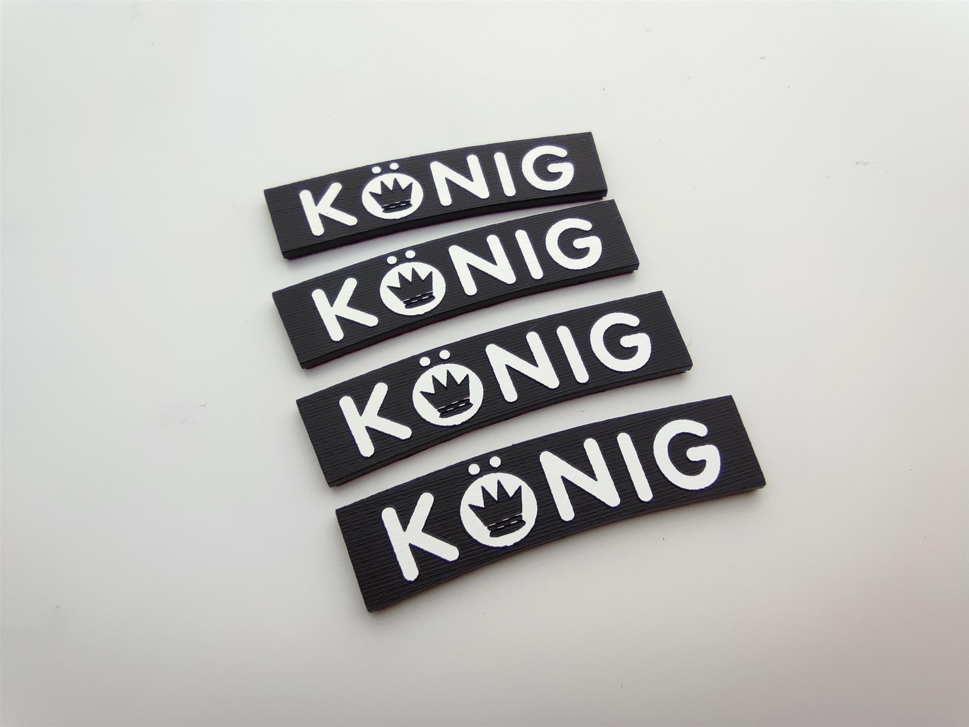 4 adet König  jant etiketi