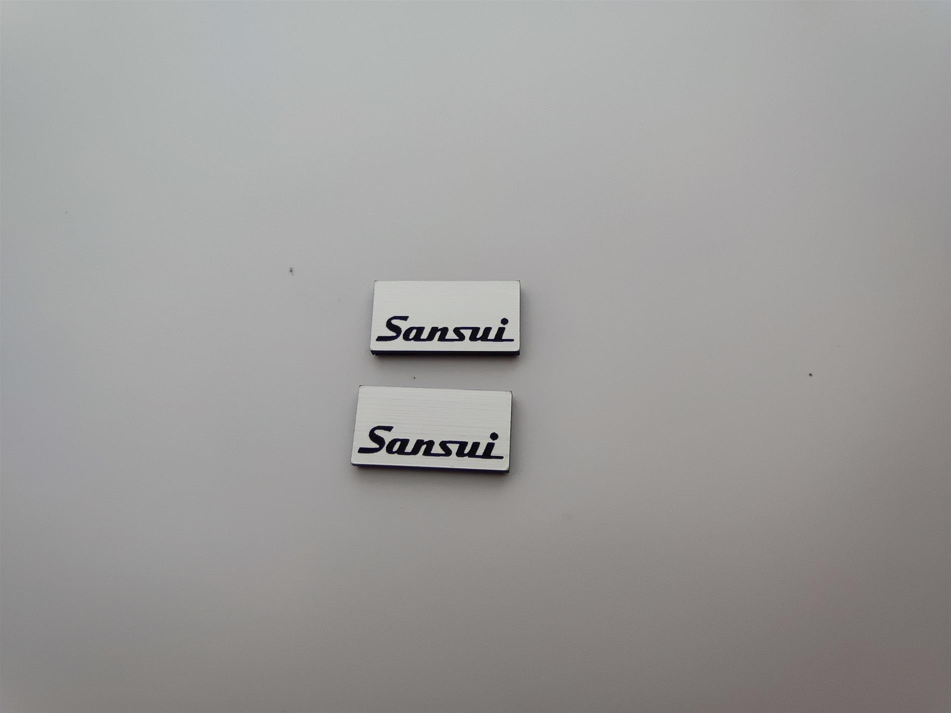 Sansui Eski tip dikdörgen logo - Resim 3