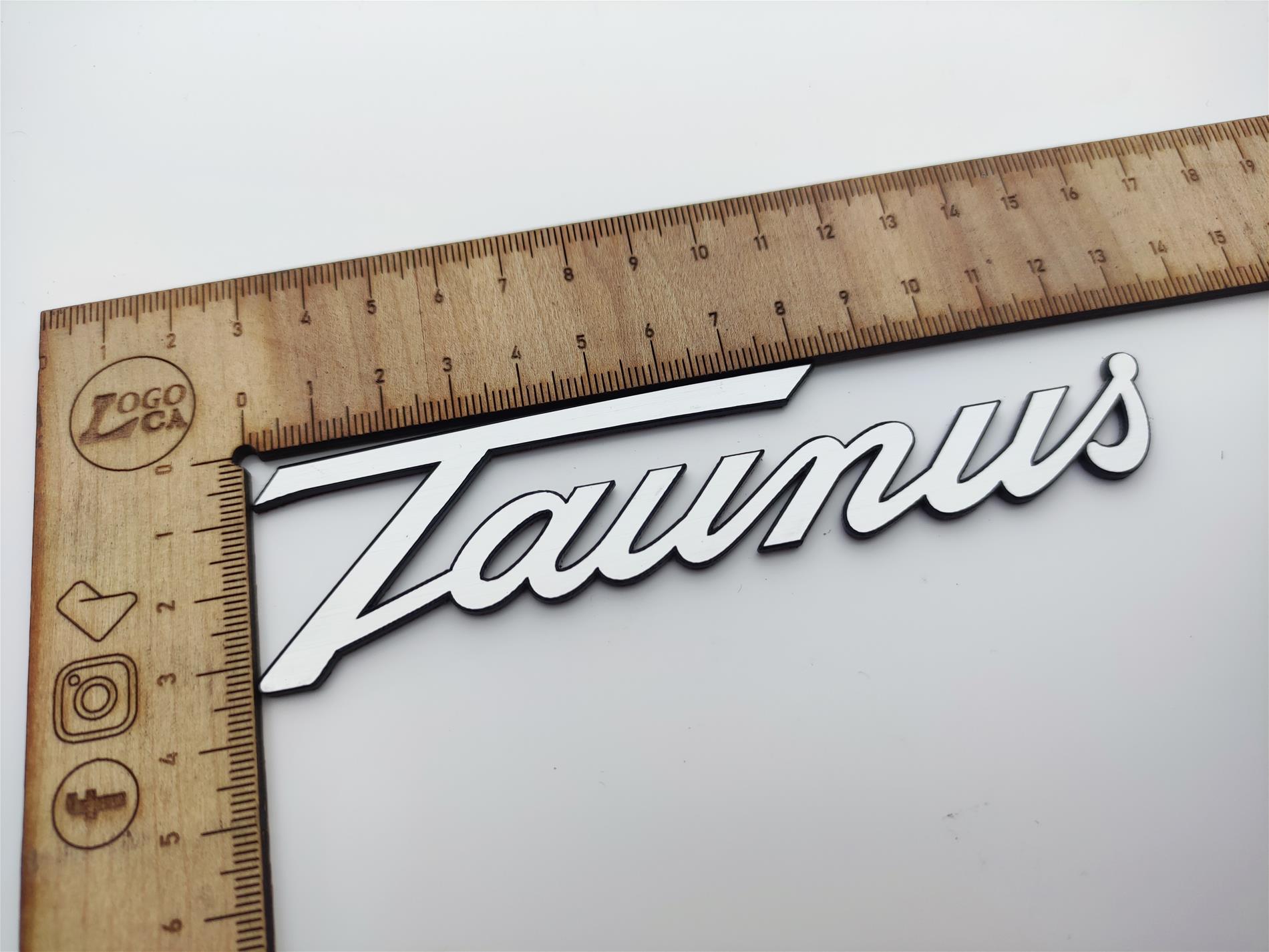 Ford Taunus Elyazı sticker plastik etiket - Resim 3