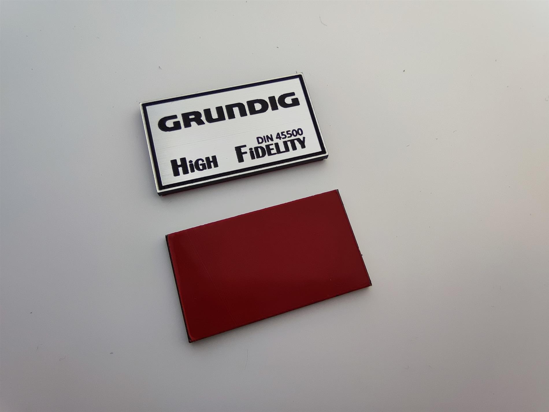 Grundig high Fidelity dın 45500 logo - Resim 3