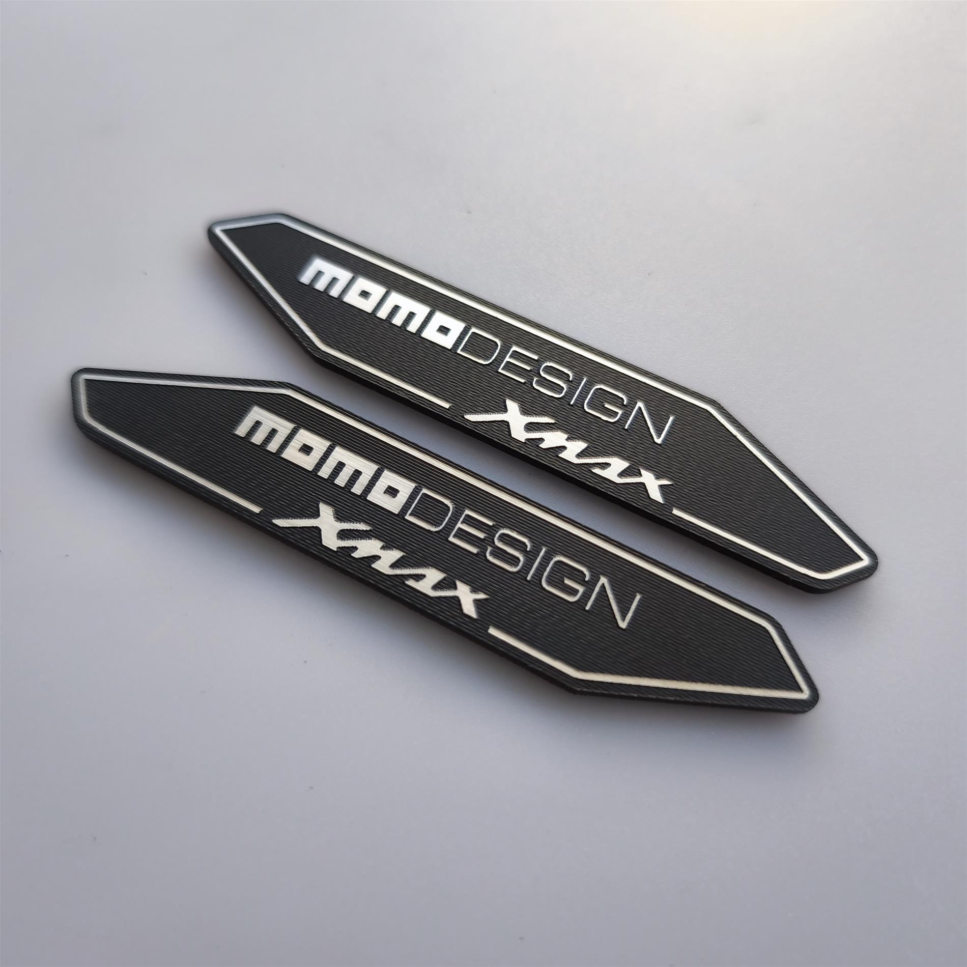 Yamaha momodesign  xmax alüminyum kapalma plastik etiket  - Resim 2