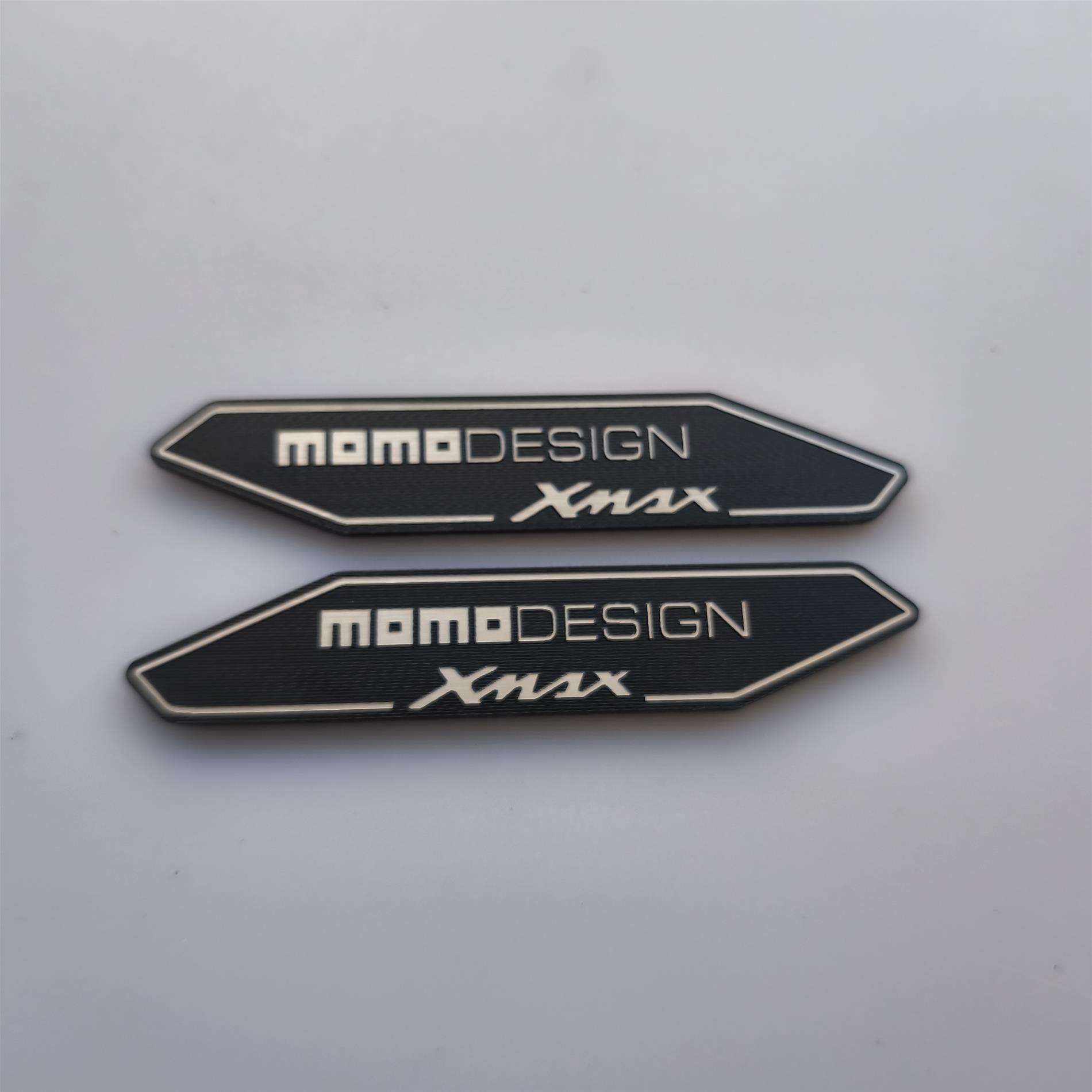 Yamaha momodesign  xmax alüminyum kapalma plastik etiket  - Resim 3