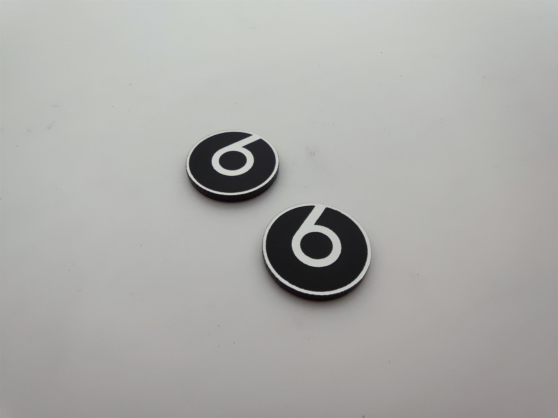 Beats Yuvarlak siyah logo - Resim 2