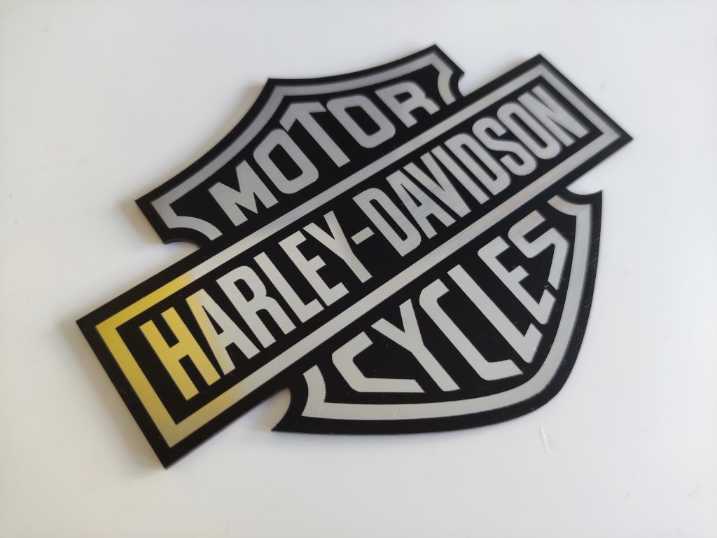 1 adet Harley Davidson etiket - Resim 3