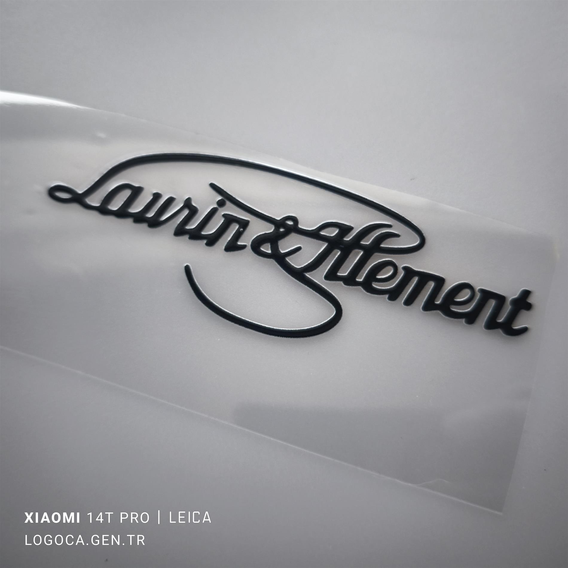 2 adet 8cm Skoda Laurin klement Renkli Çıkartma - Resim 2