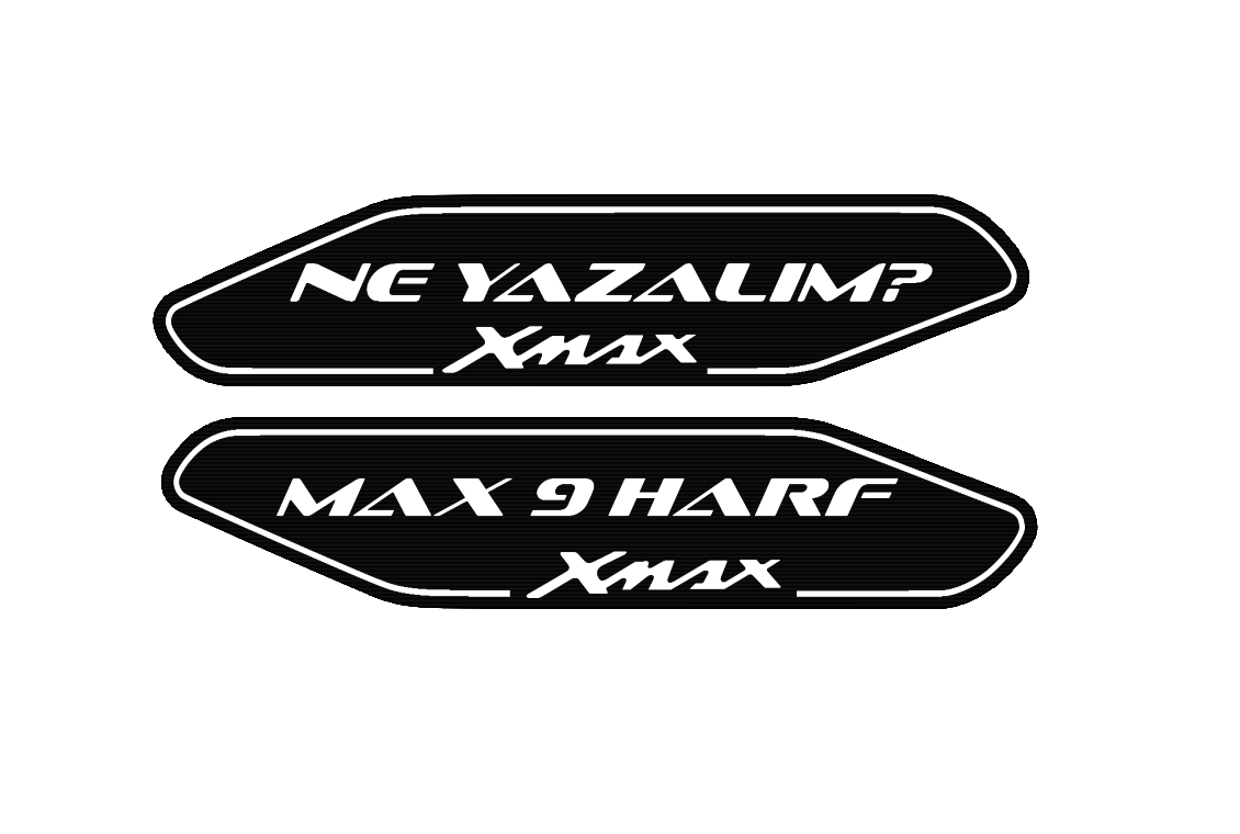 Kişileştirilebilir Xmax ve Nmax etiketi