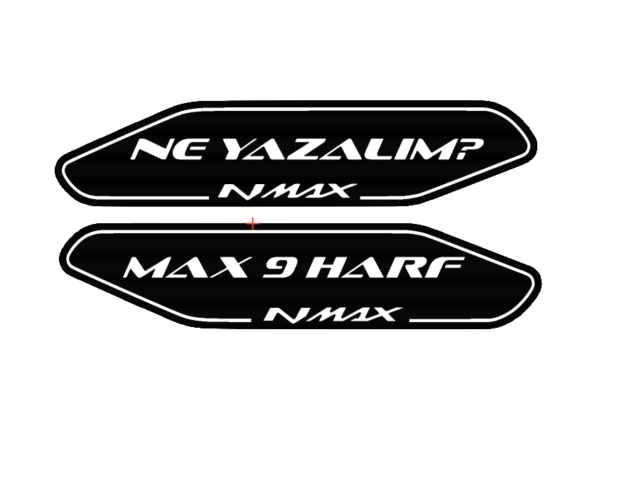Kişileştirilebilir Xmax ve Nmax etiketi - Resim 2