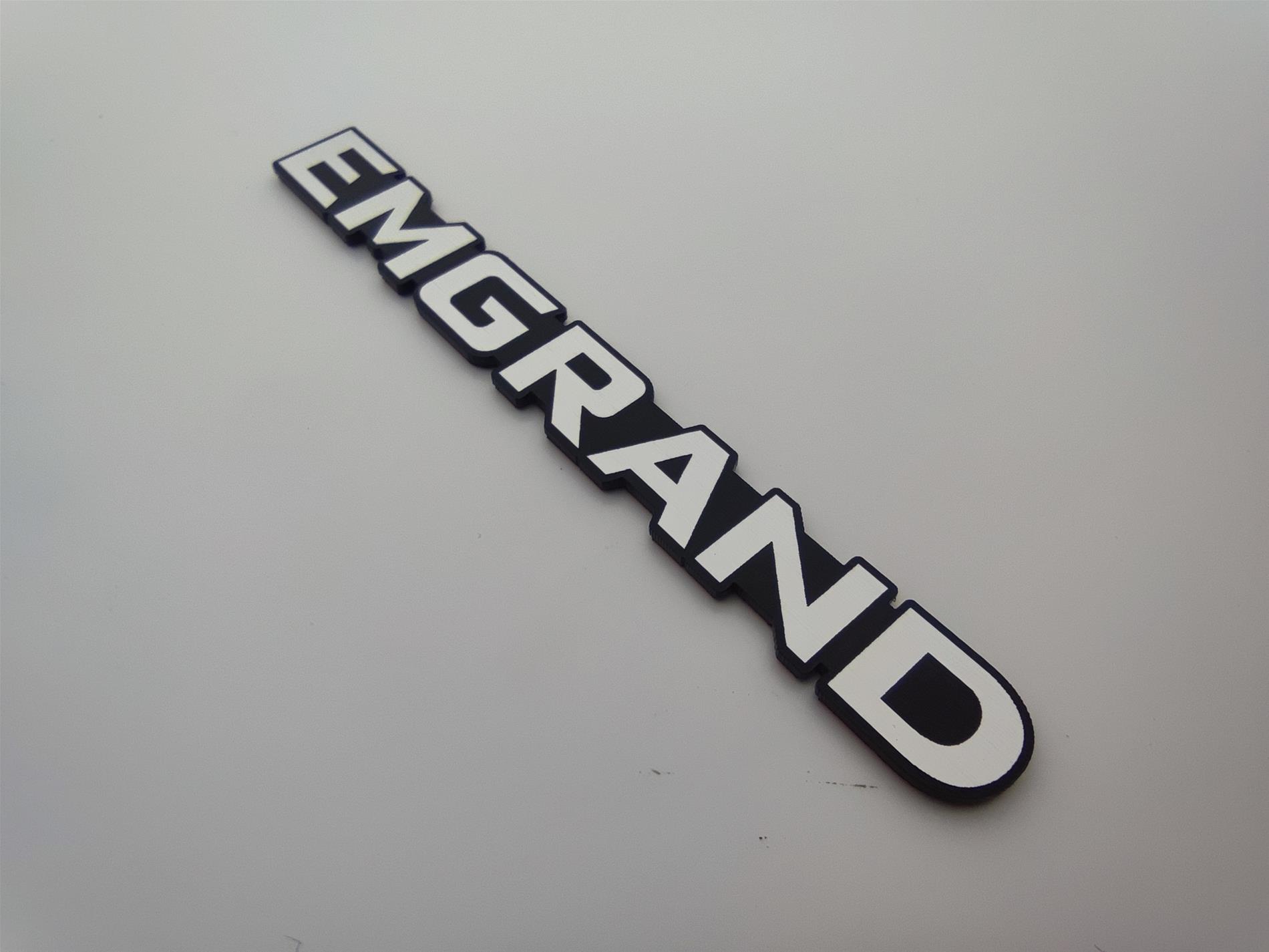 Geely Emgrand logo badge - Resim 3