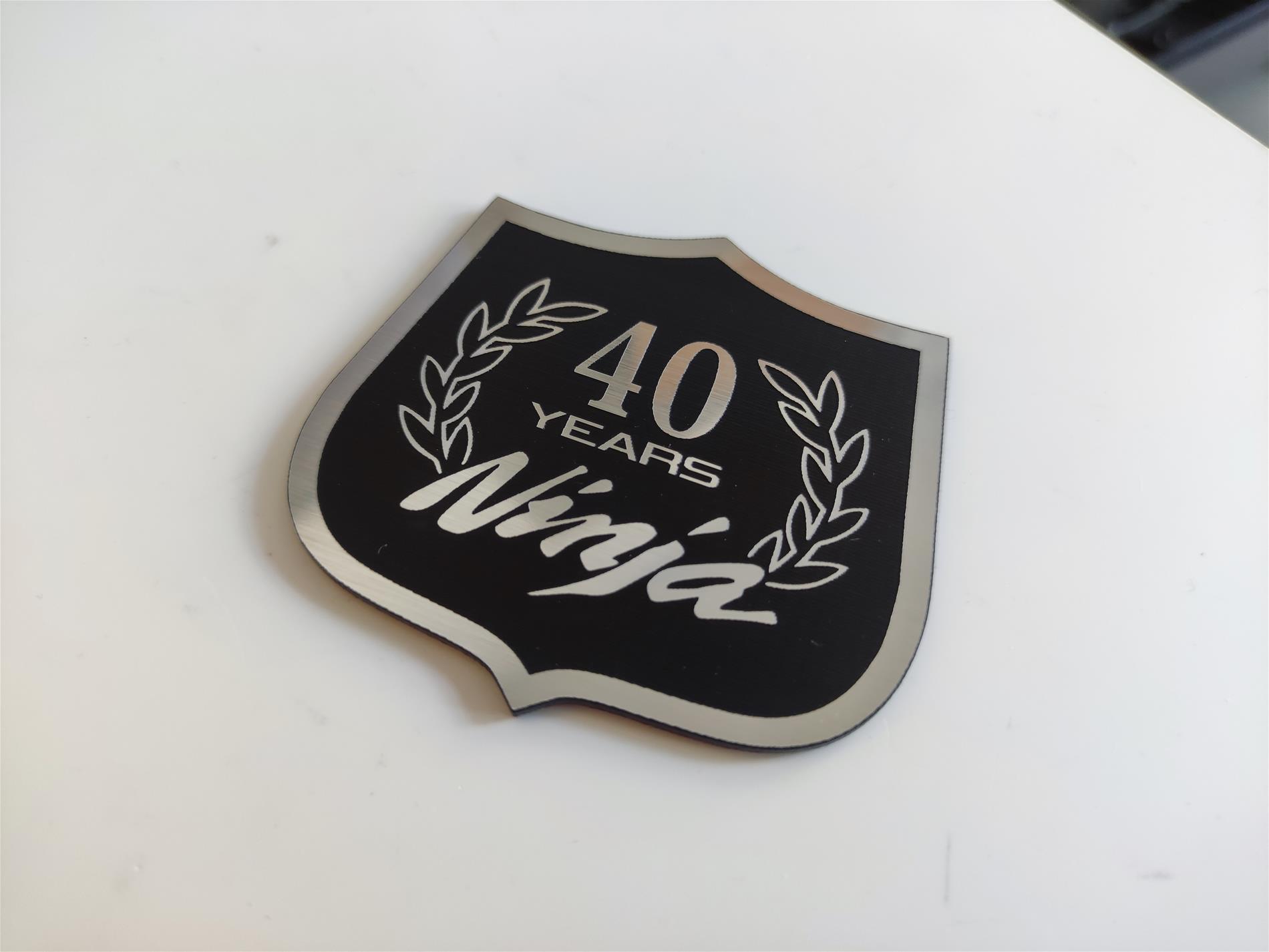 Kawasaki 40. yıl etiketi - 40 years ninja - Resim 3