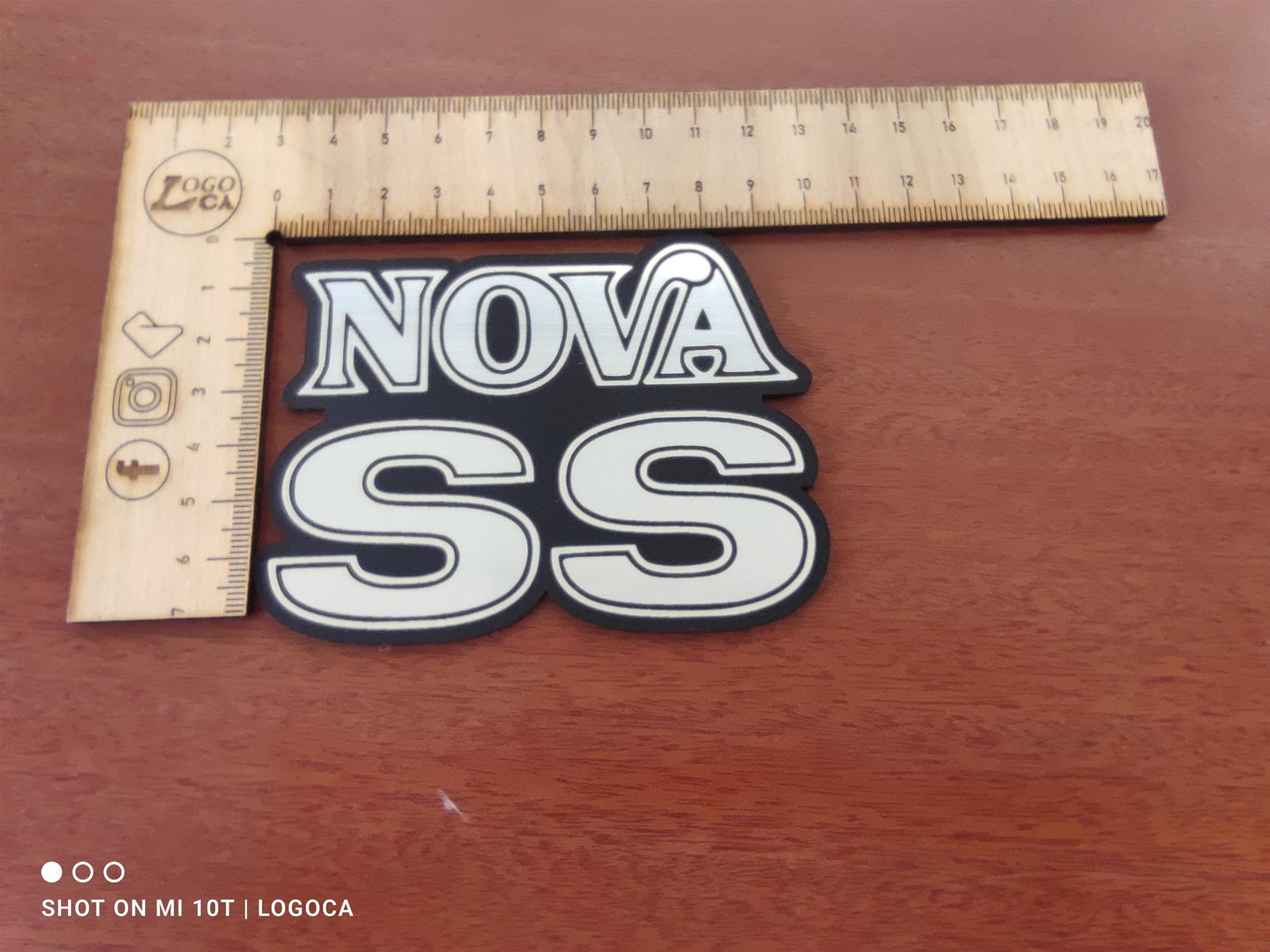 Chevrolet nova ss ön logo - Resim 3