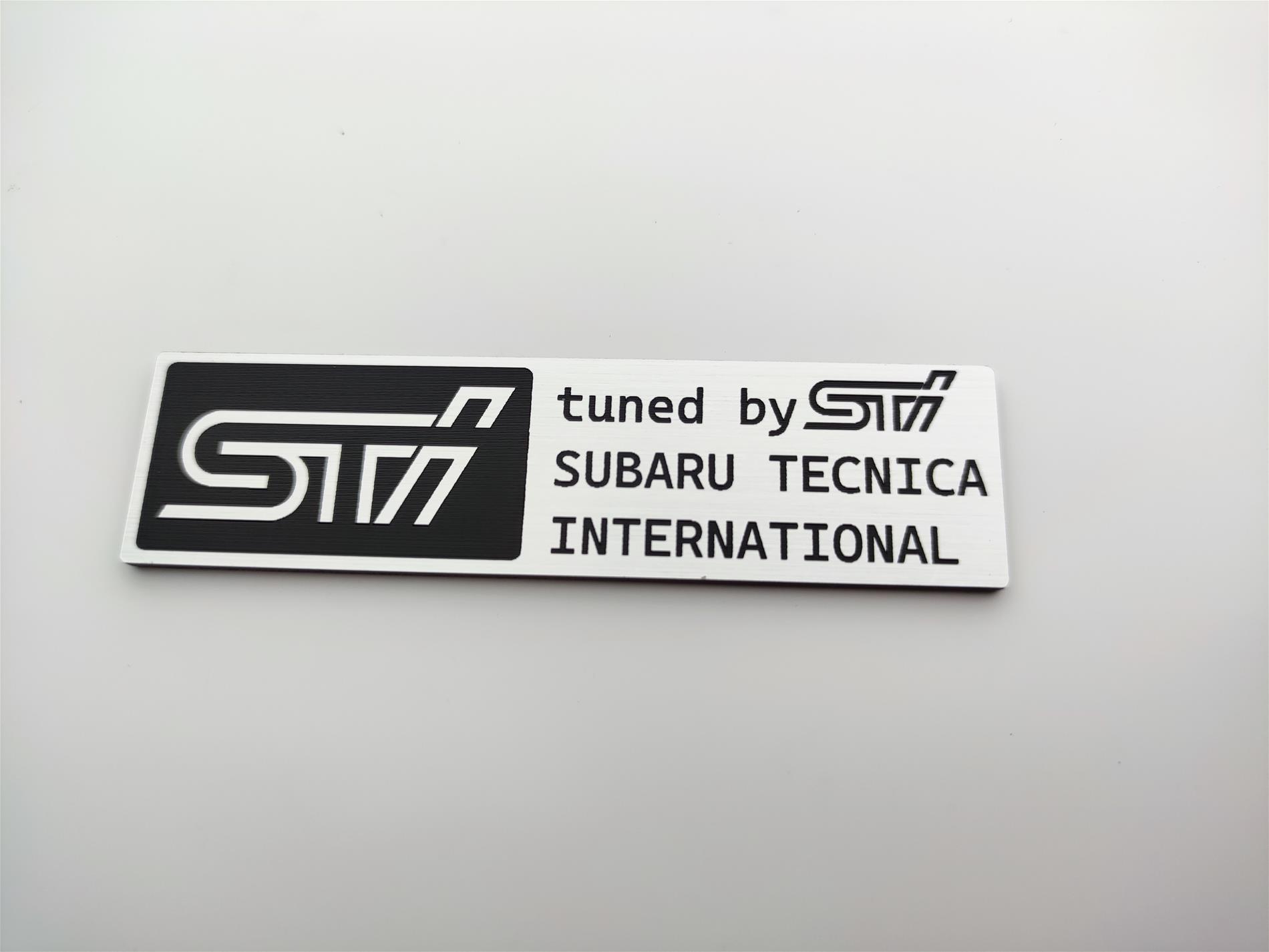 Subaru sti etiket 2 farklı ölçü - Resim 3