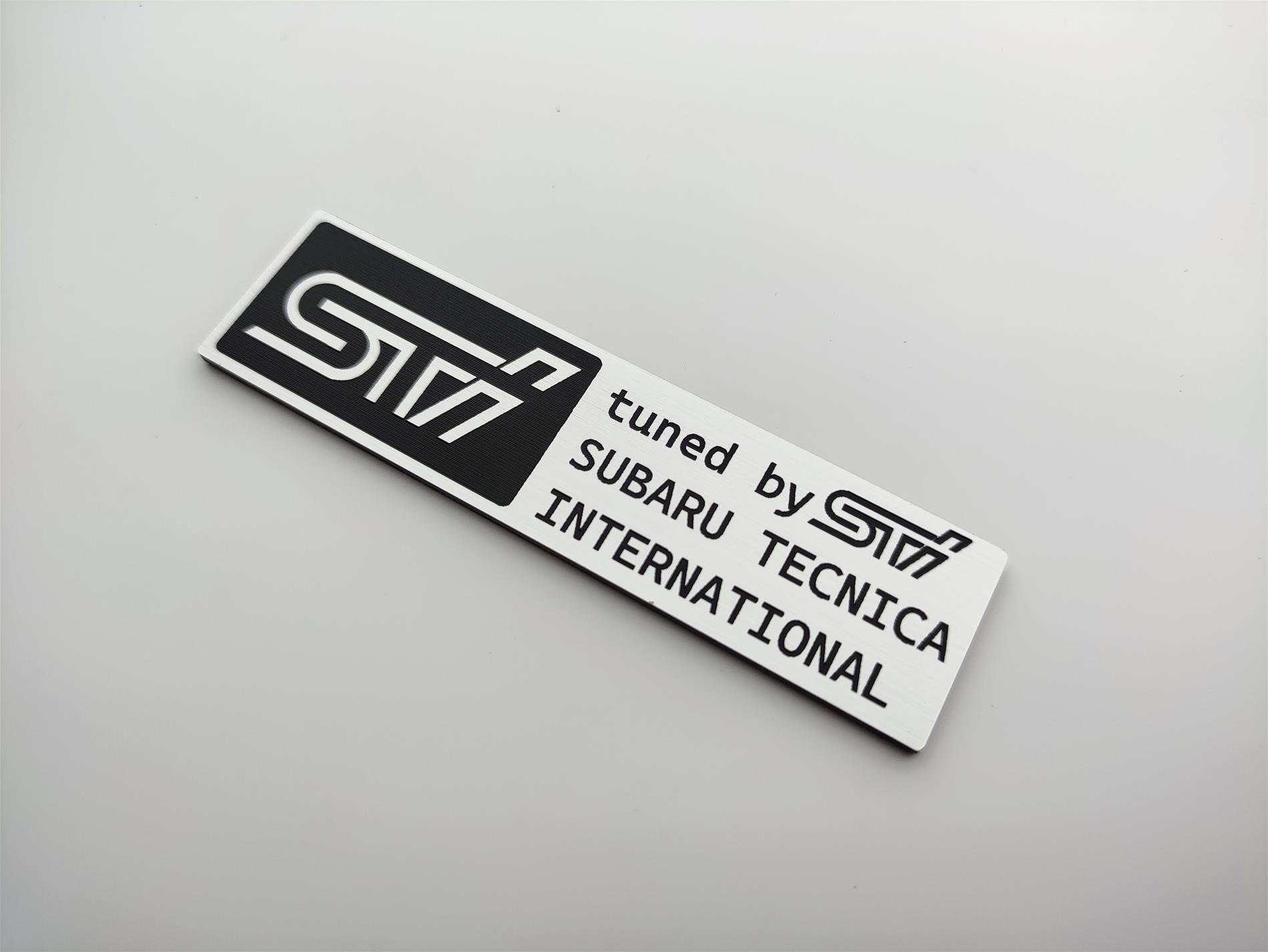 Subaru sti etiket 2 farklı ölçü - Resim 4