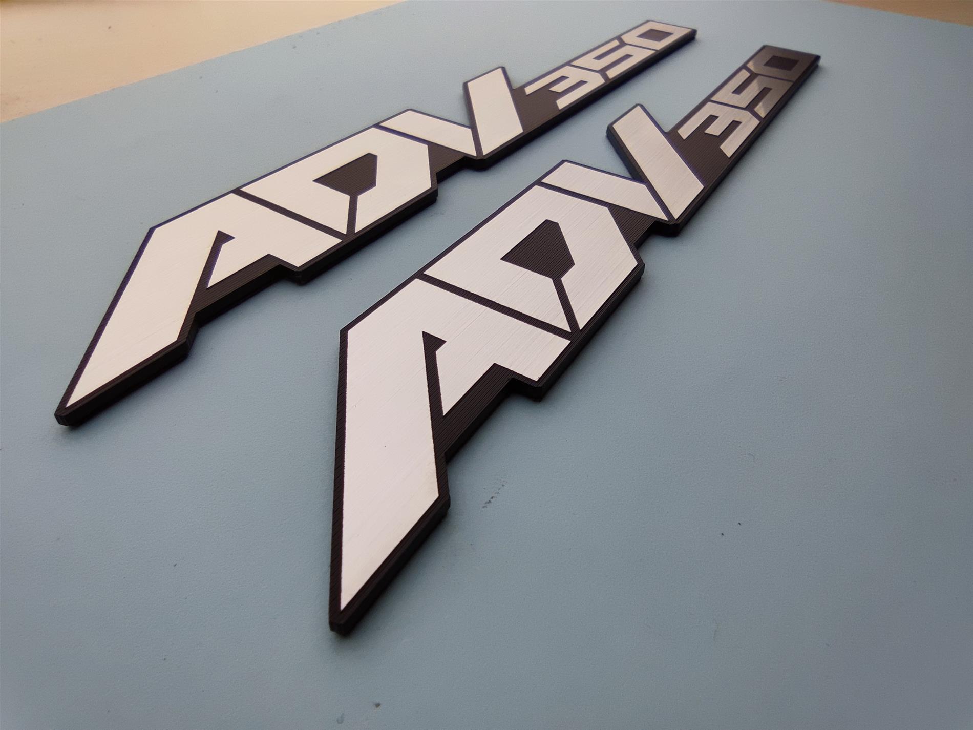 Honda Adv350  plastik sticker etiket  motor yazısı - Resim 4