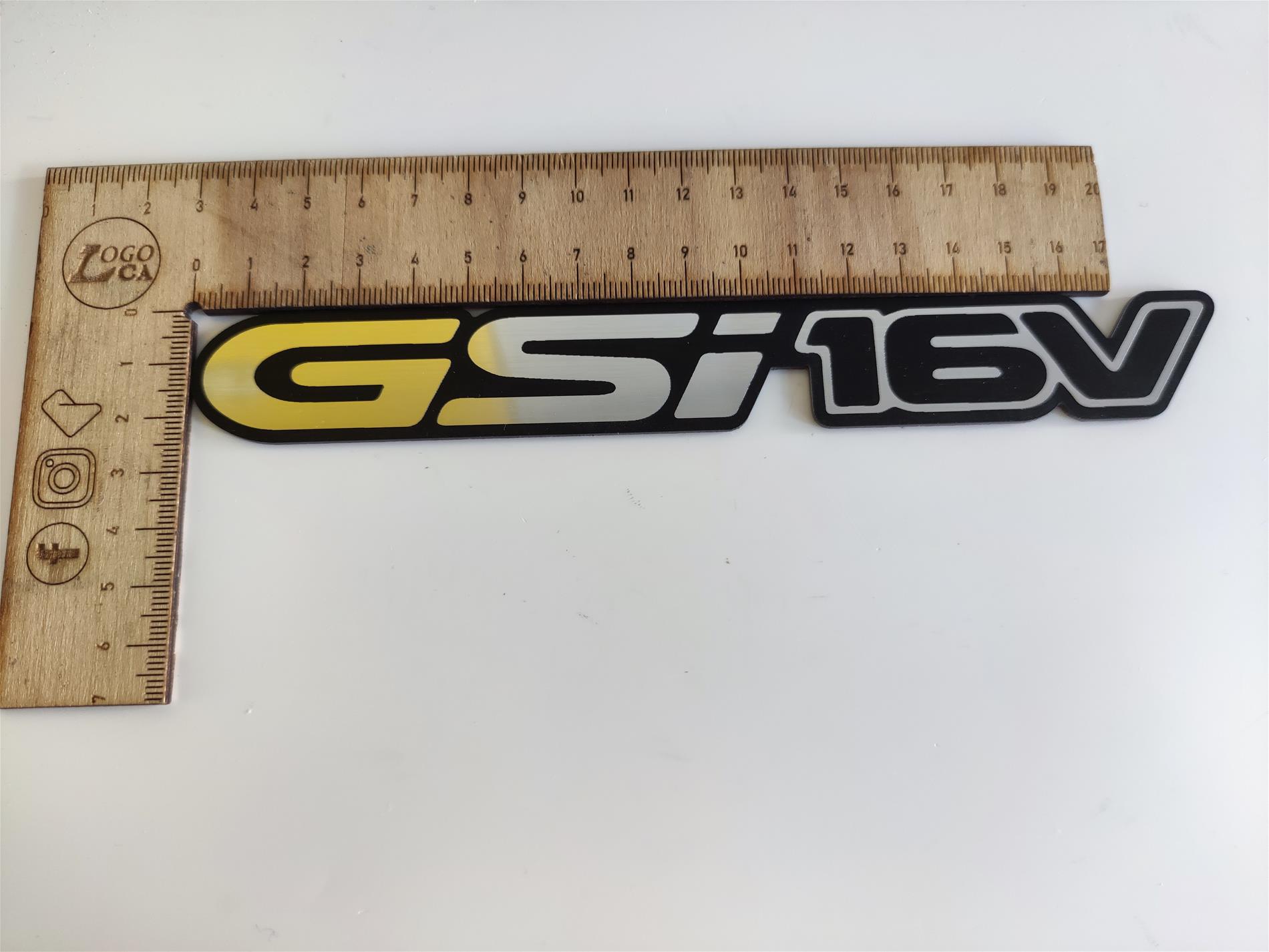 Opel Corsa GSI 16v Etiket Bagaj yazısı - Resim 6