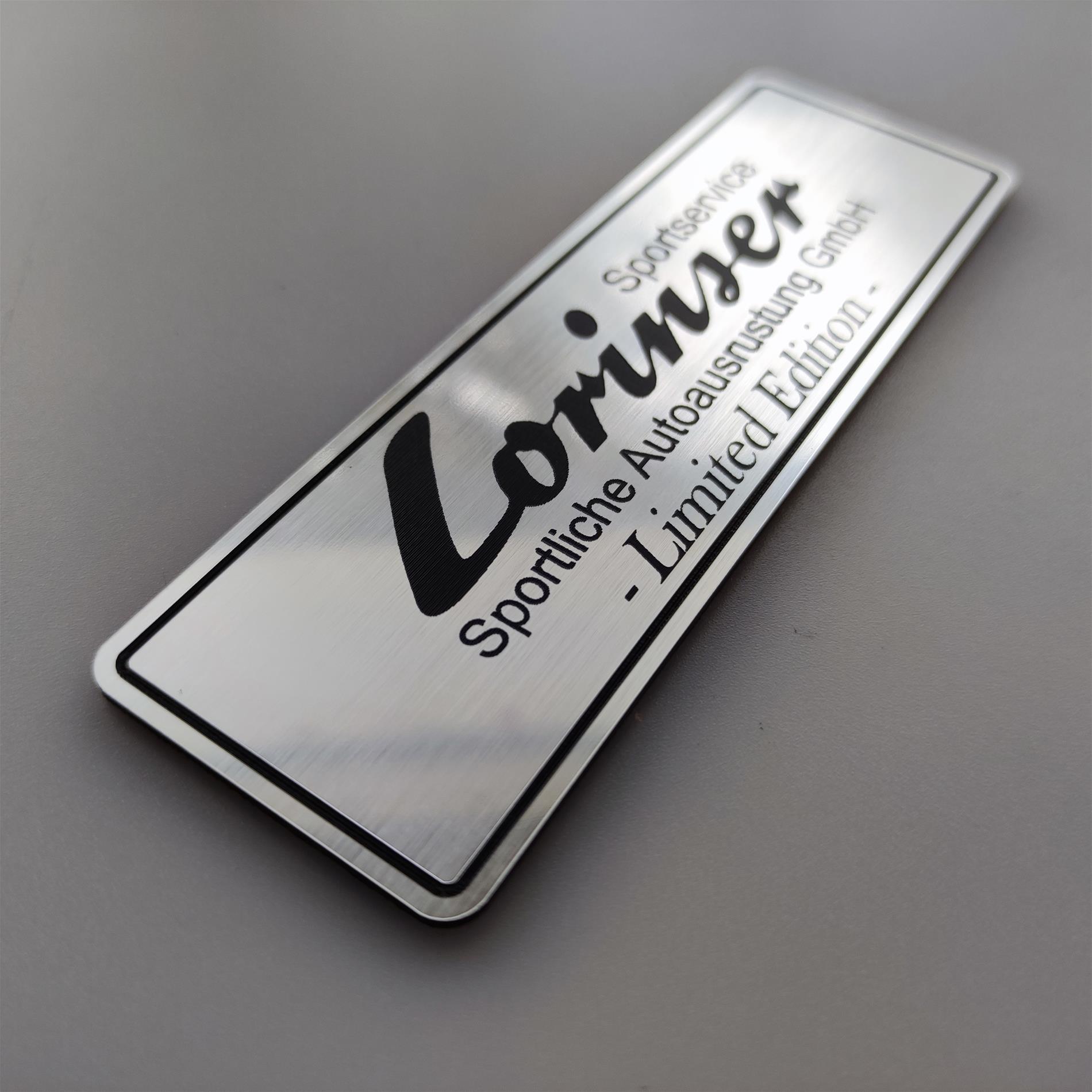 Mercedes Lorinser plaket etiket - Resim 2