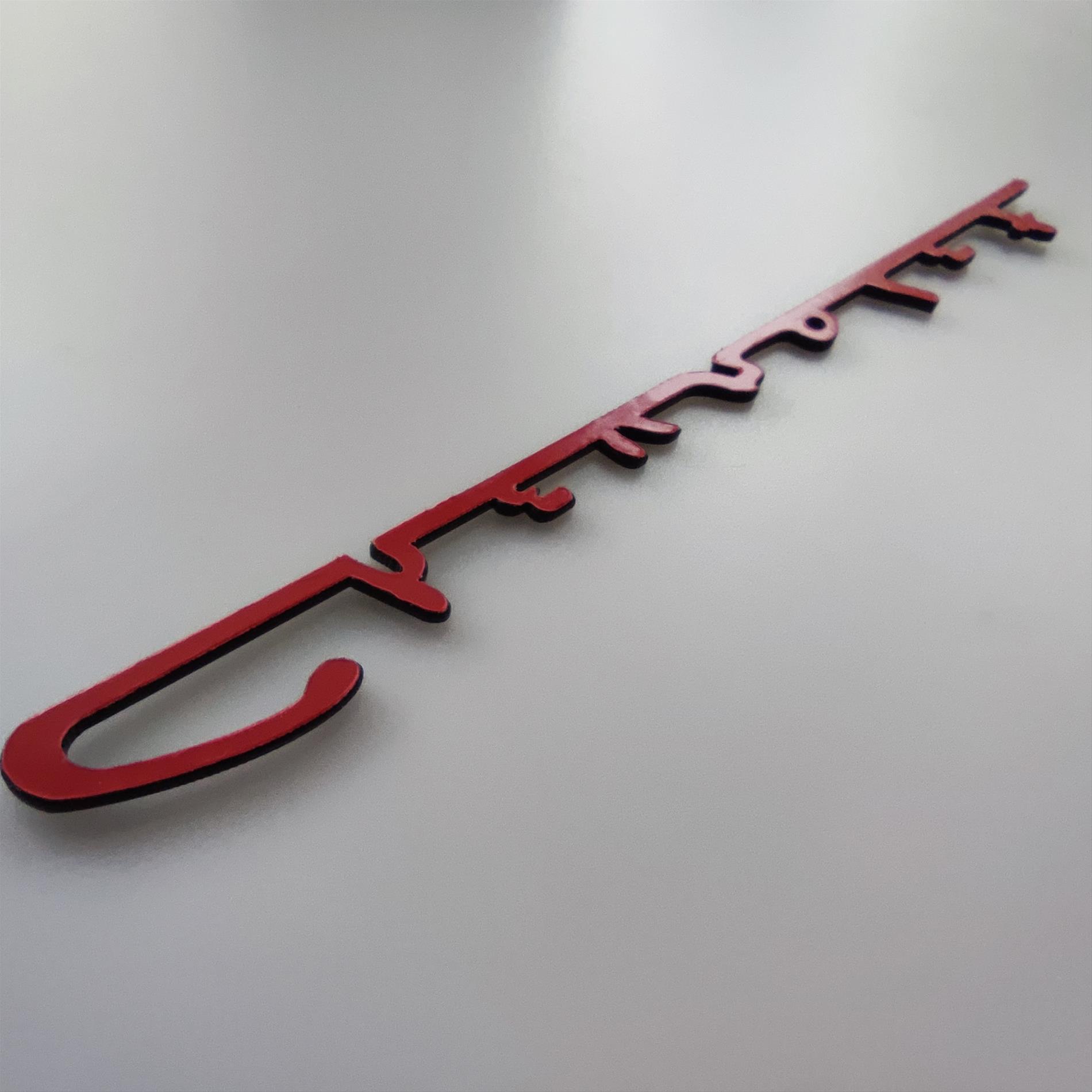 Chevrolet eski tip logo yazı bagaj yazısı - Resim 4