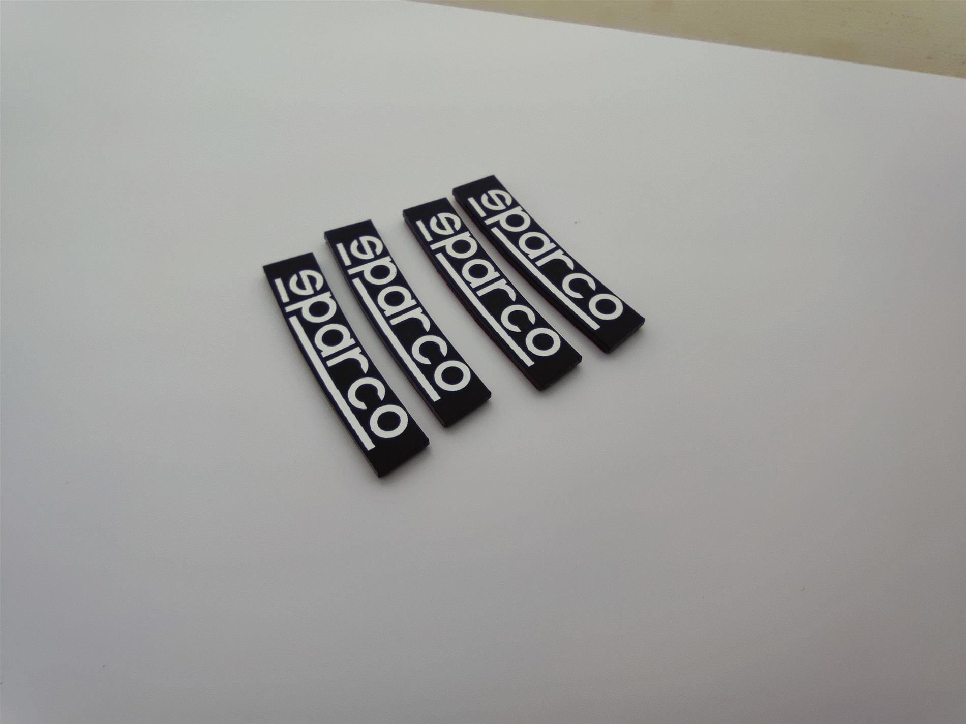 4 adet sparco jant etiketi - Resim 4