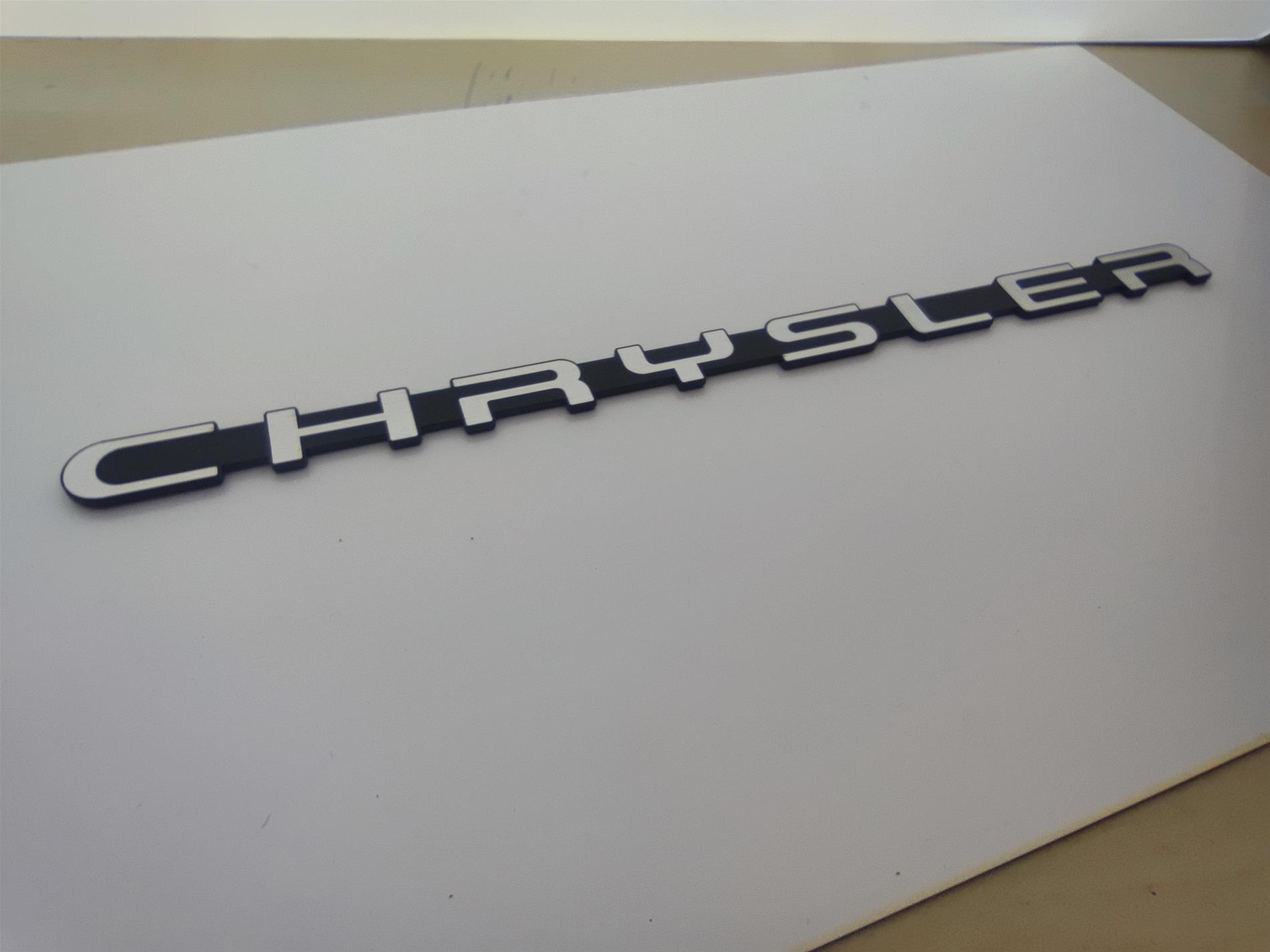 Chrysler kaporta yazısı etiket - Resim 4
