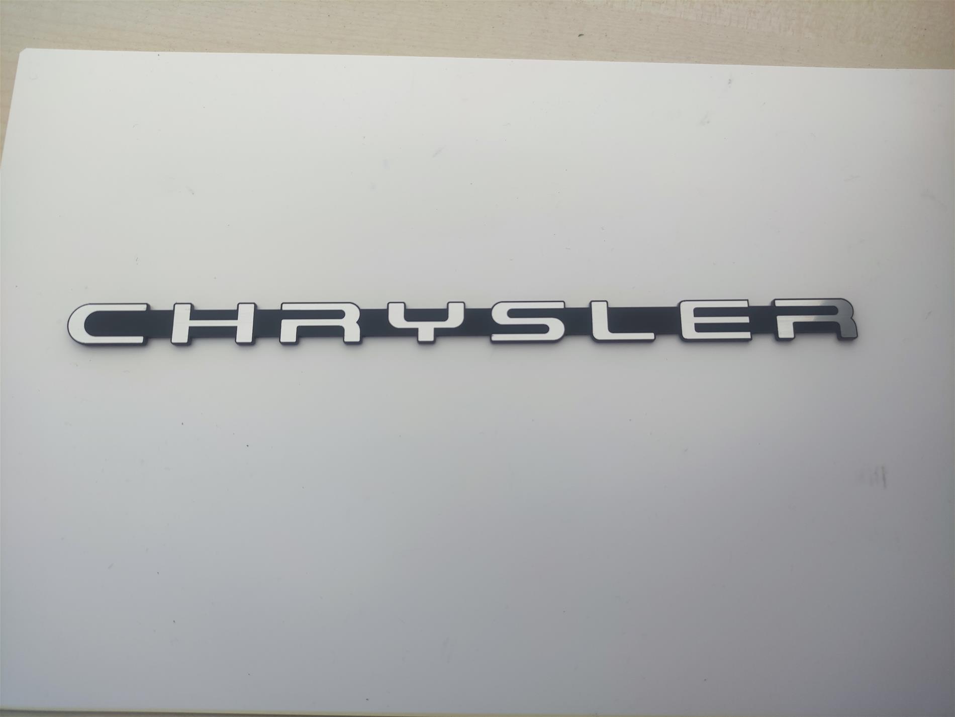 Chrysler kaporta yazısı etiket - Resim 5