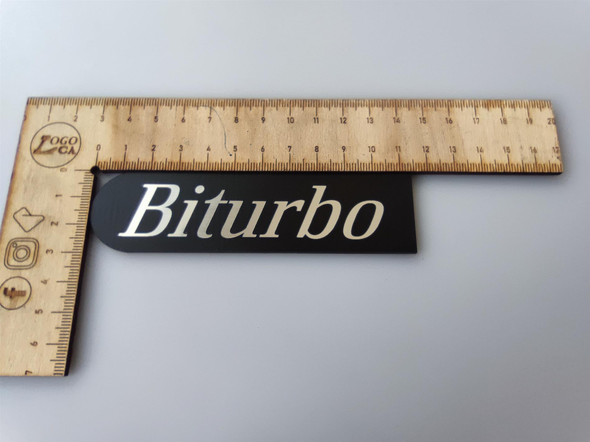 Renault Safrane biturbo çıta yazısı - Resim 2