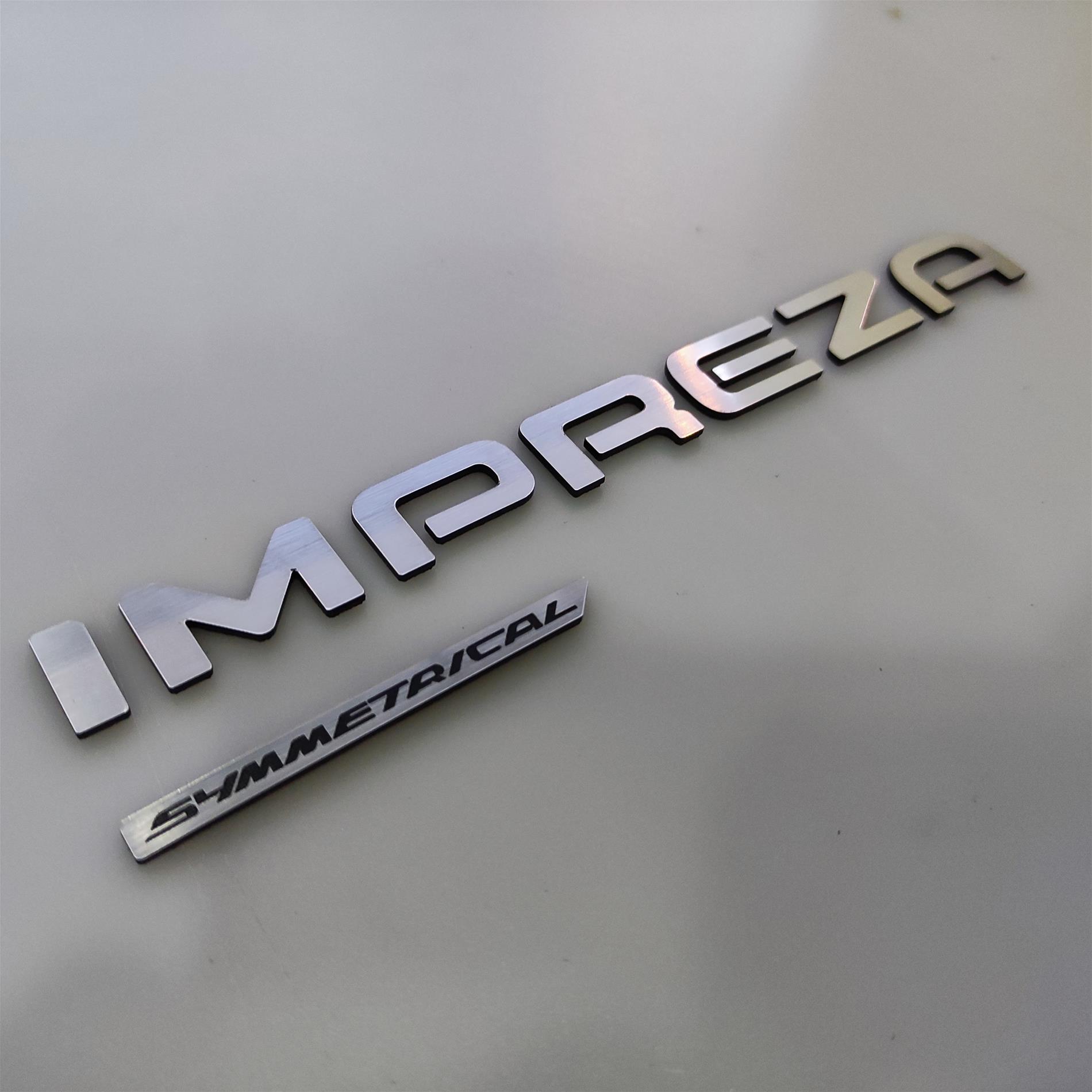 4 lü Subaru impreza bagaj yazı seti - Resim 2