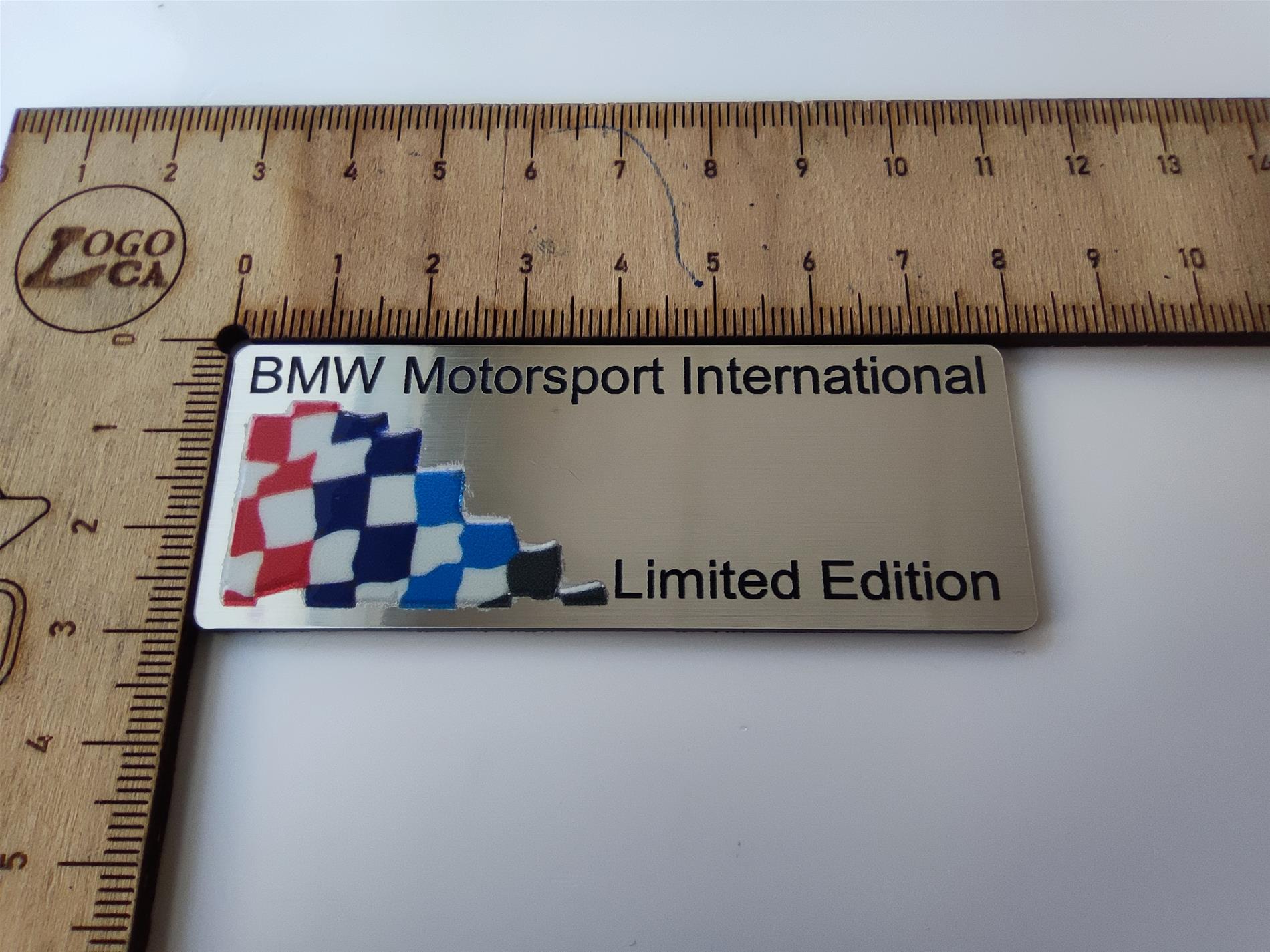 BMW Ralli bayraklı limited edition etiket - Resim 3