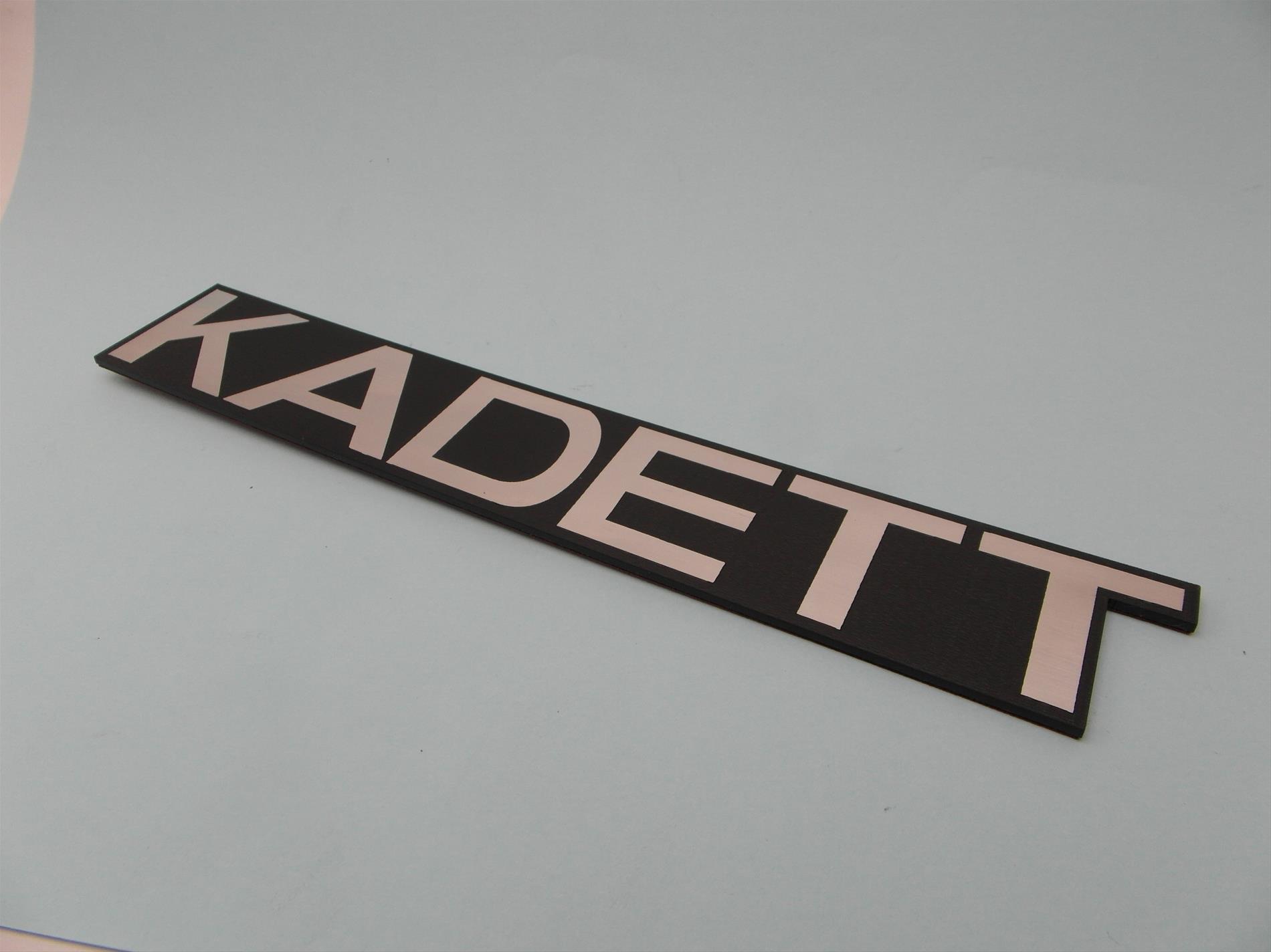 Opel Kadett Alüminyum plastik etiket - Resim 3