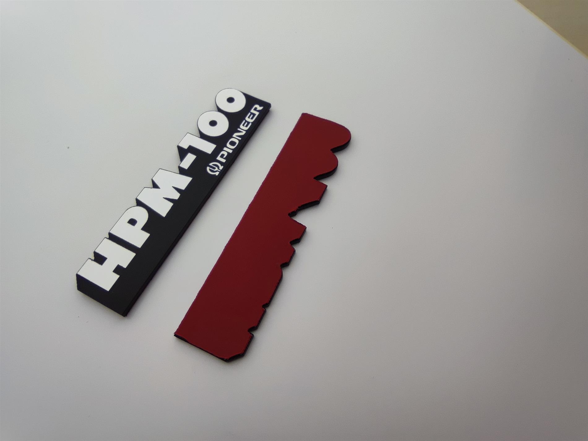 Pioneer HPM-100 Hoparlör Logosu - Vintage Audio Sembolü - Resim 2