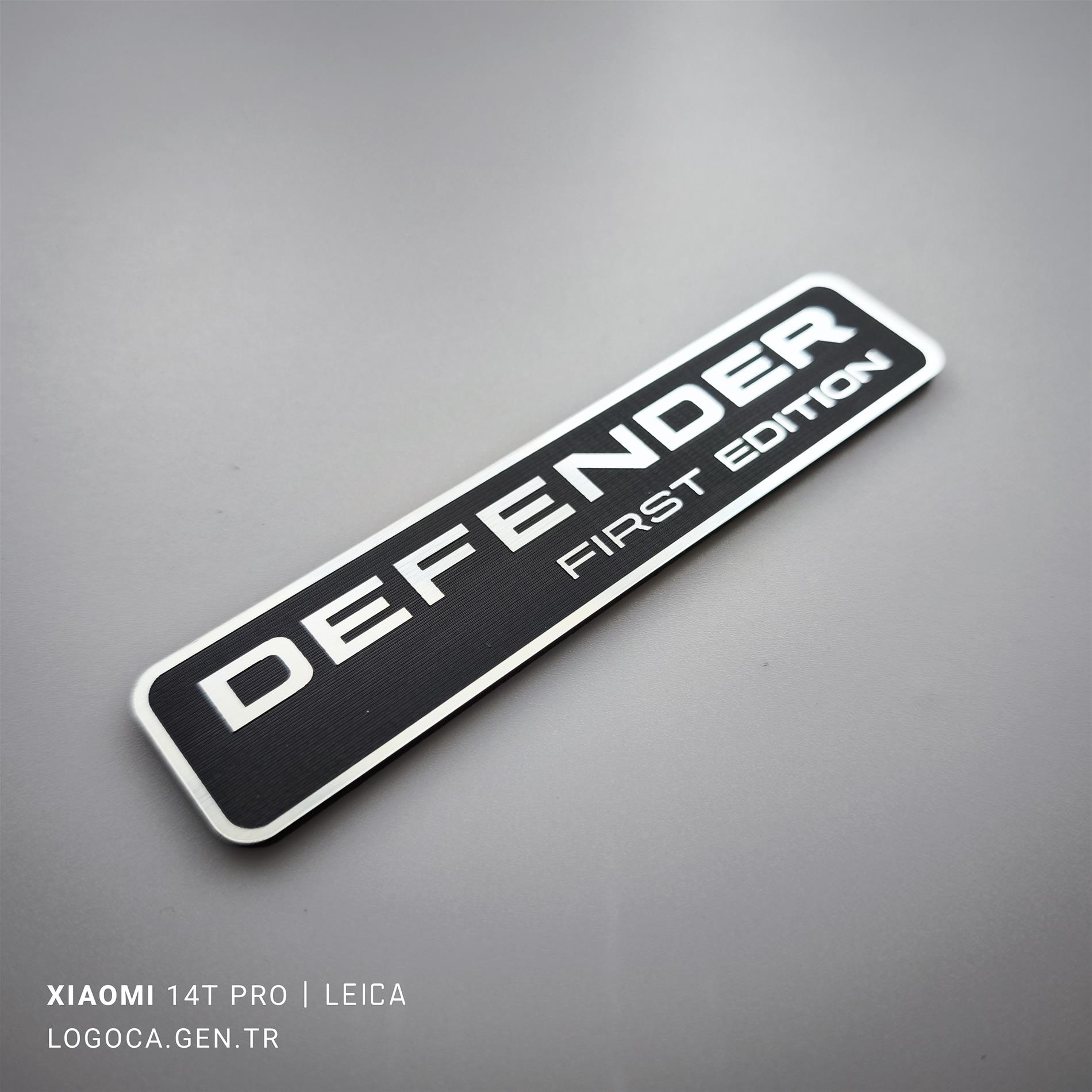 Land Rover Defender Fırst Edition etiket