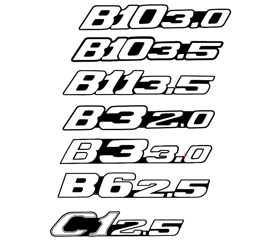 BMW Alpina B10 3.5  B10 3.0 b3 2.0 yazısı - Resim 2