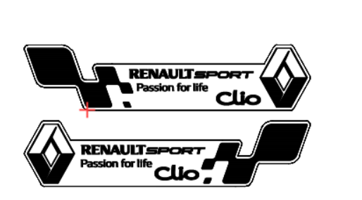 Renault Passion for life kişileştirilebilir sağ sol çamurluk etiketi - Resim 7