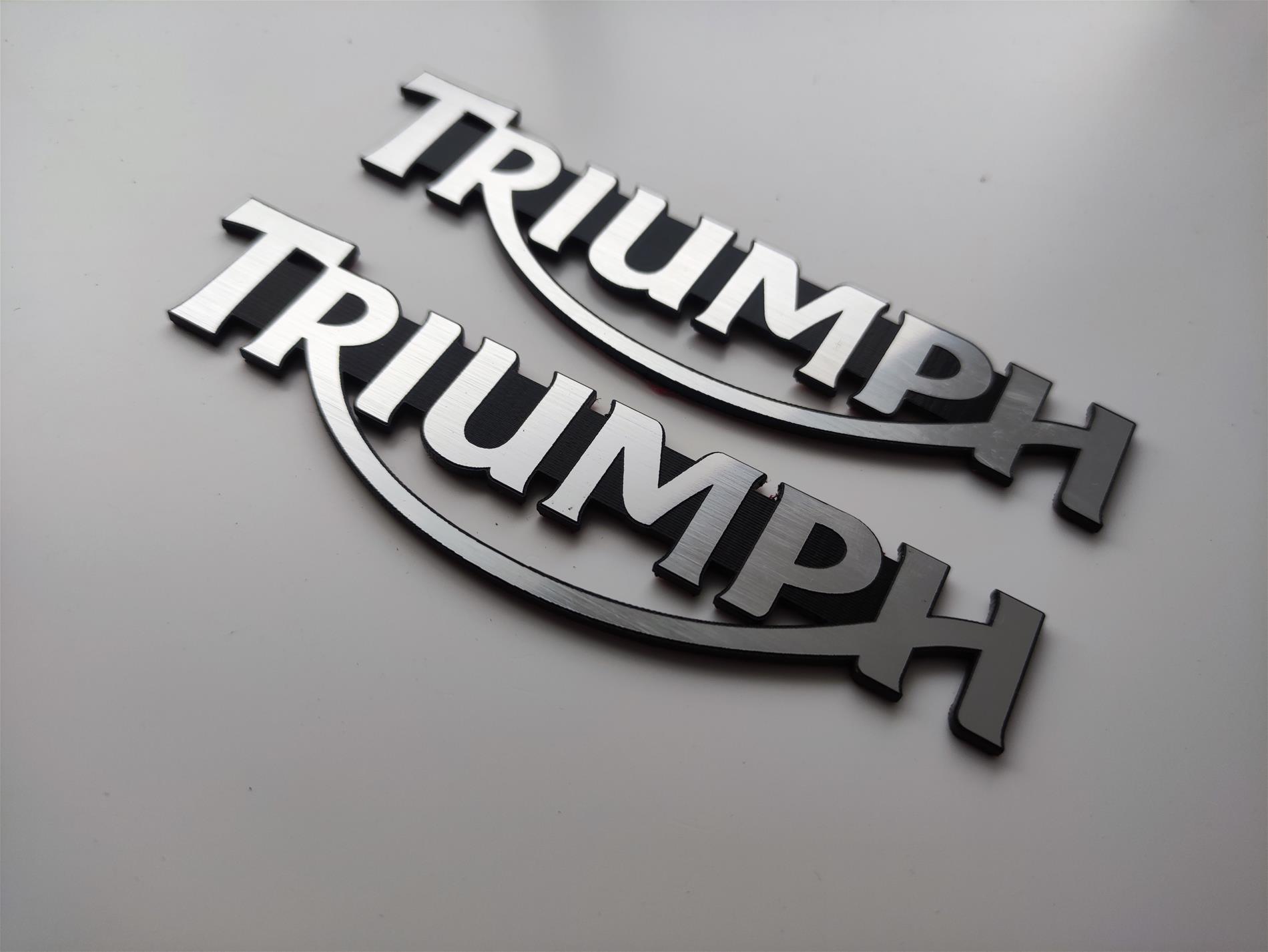 Triumph motosiklet logosu 2li set - Resim 3