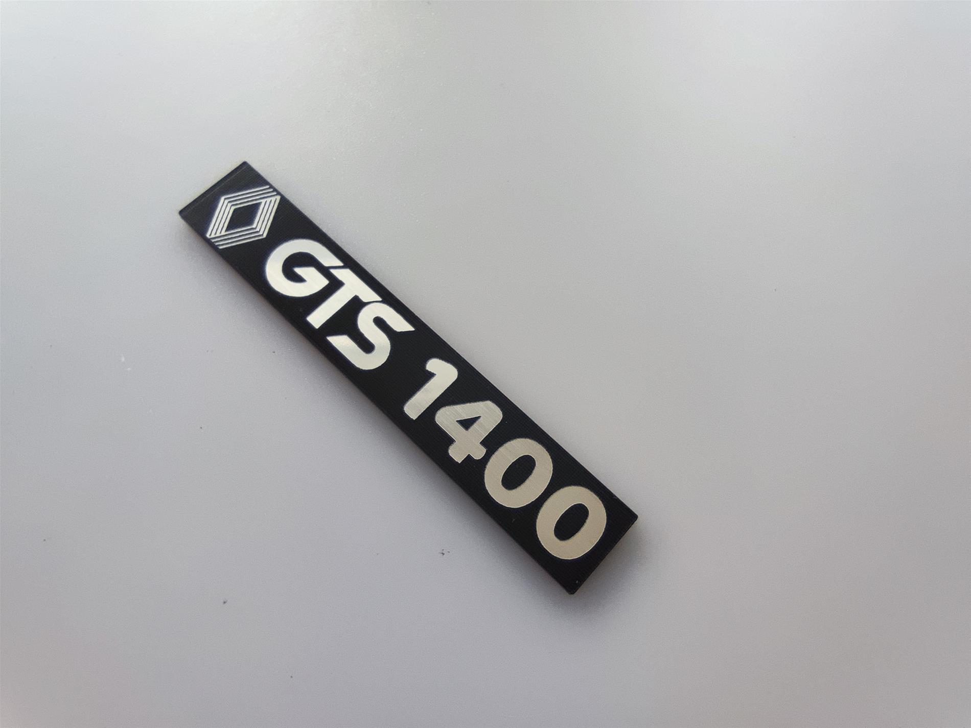 Renault 12 Renault toros GTS 1400 etiket - Resim 2