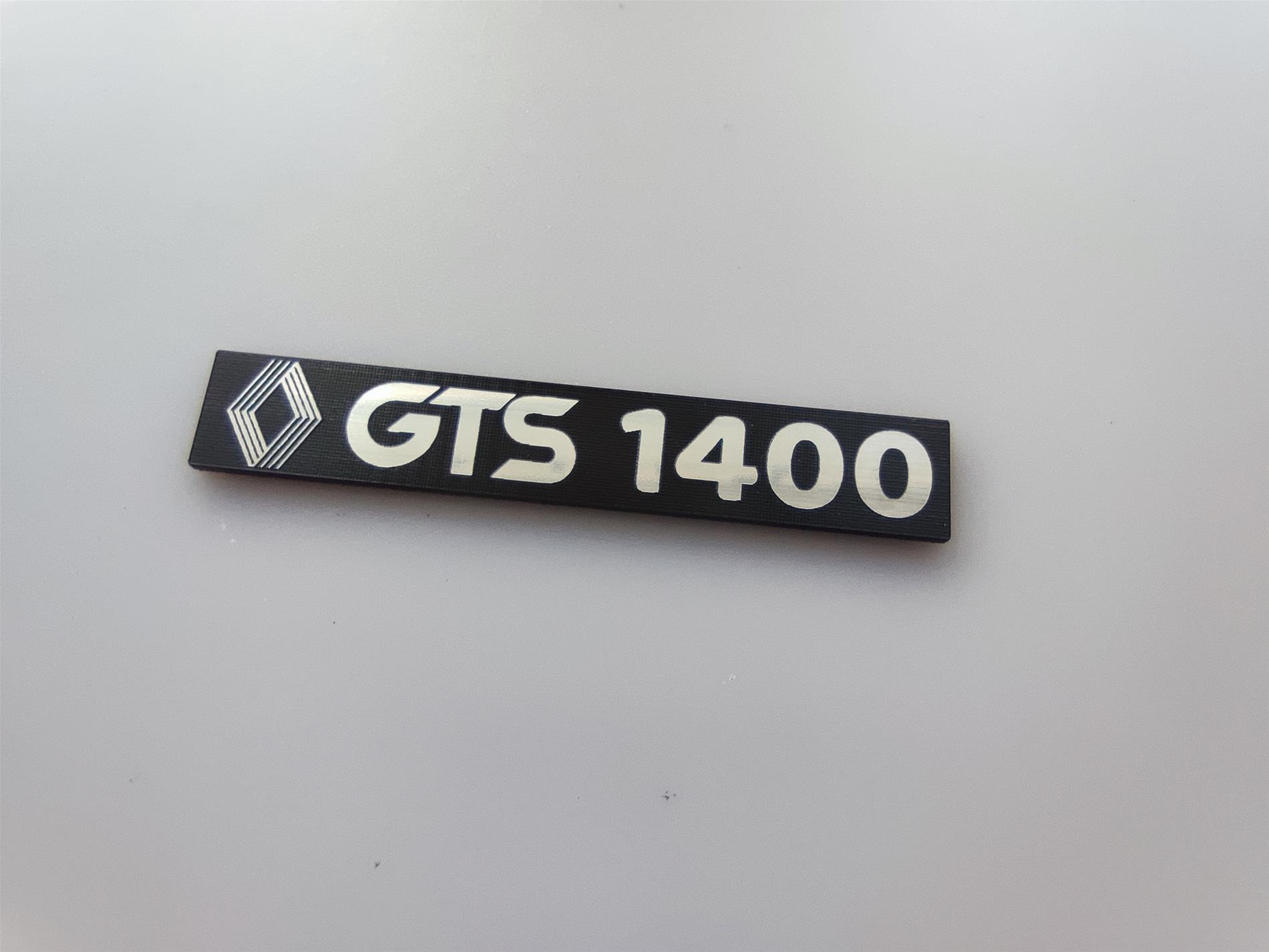 Renault 12 Renault toros GTS 1400 etiket - Resim 3