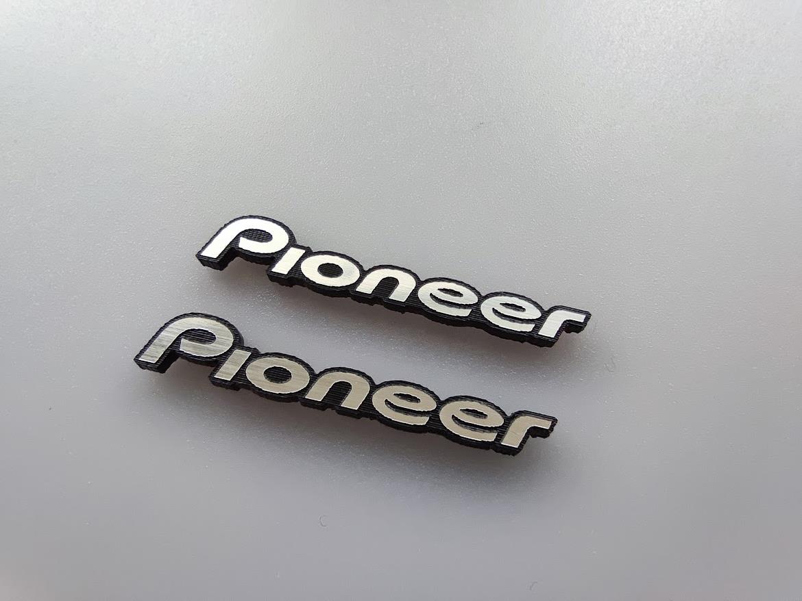 Pioneer Klasik Logo Ölçeklendirilebilir Etiket - Çeşitli Boyutlar - Resim 2