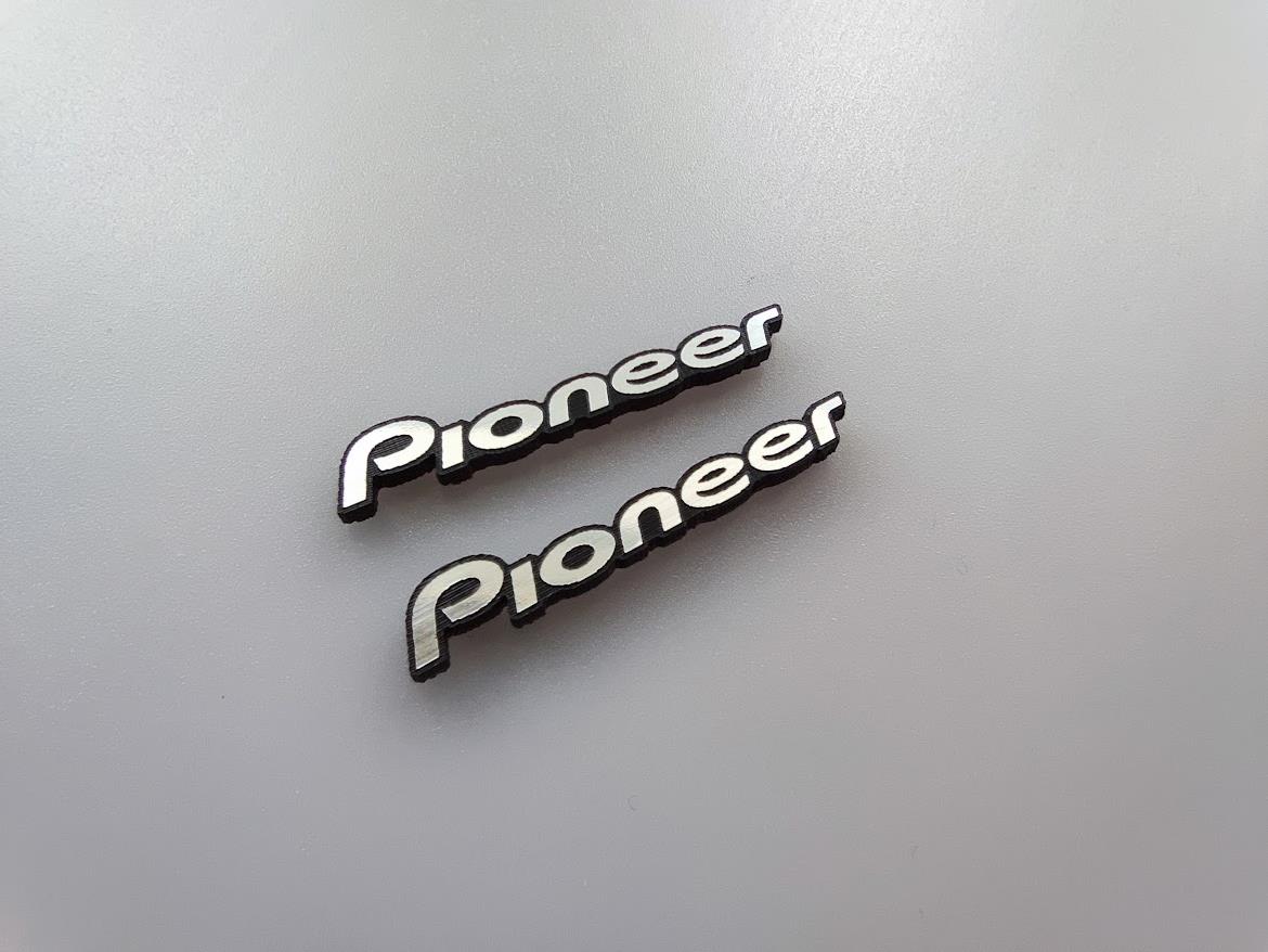 Pioneer Klasik Logo Ölçeklendirilebilir Etiket - Çeşitli Boyutlar - Resim 4