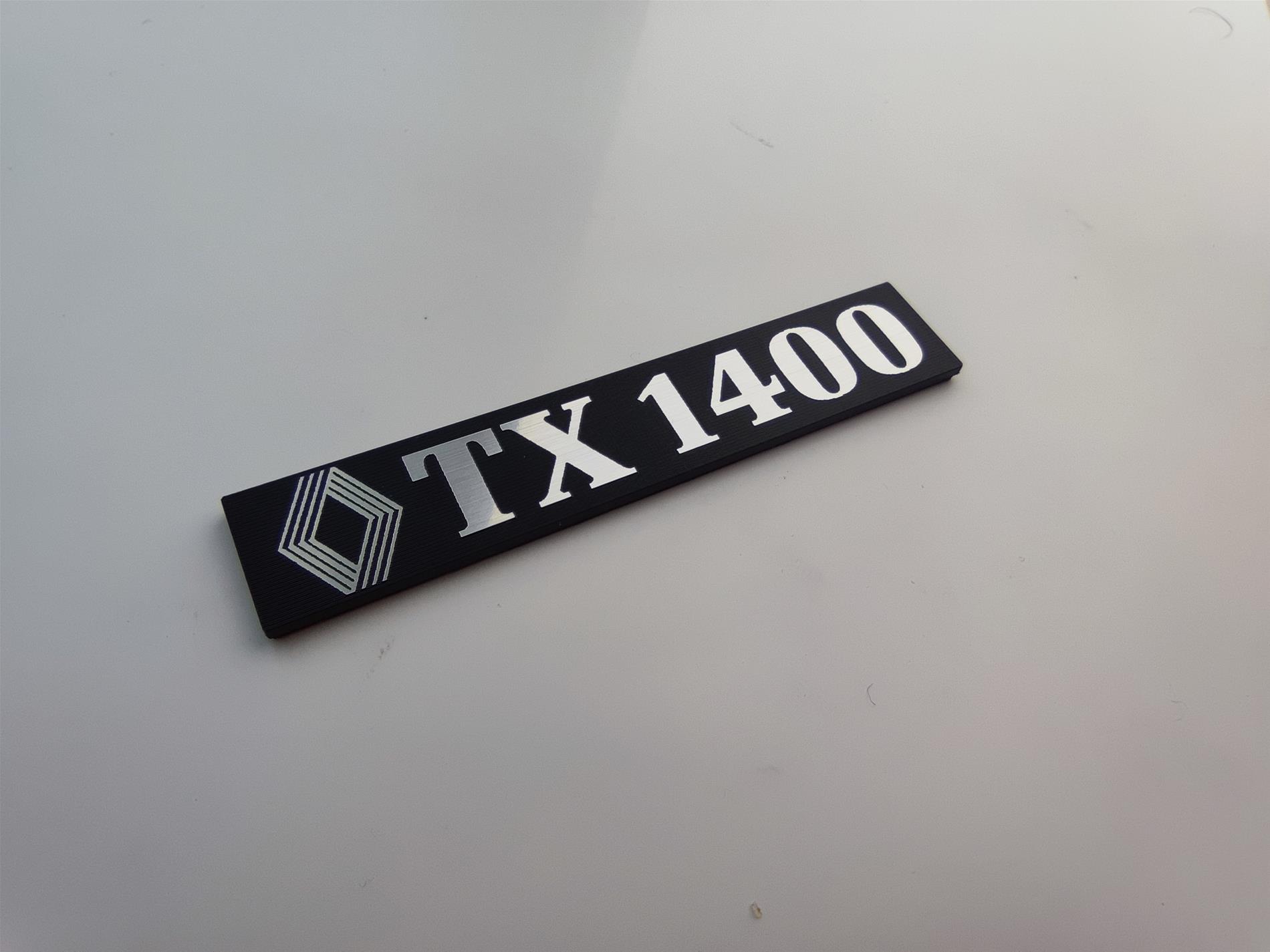 Renault 12 Renault toros TX 1400 etiket - Resim 4