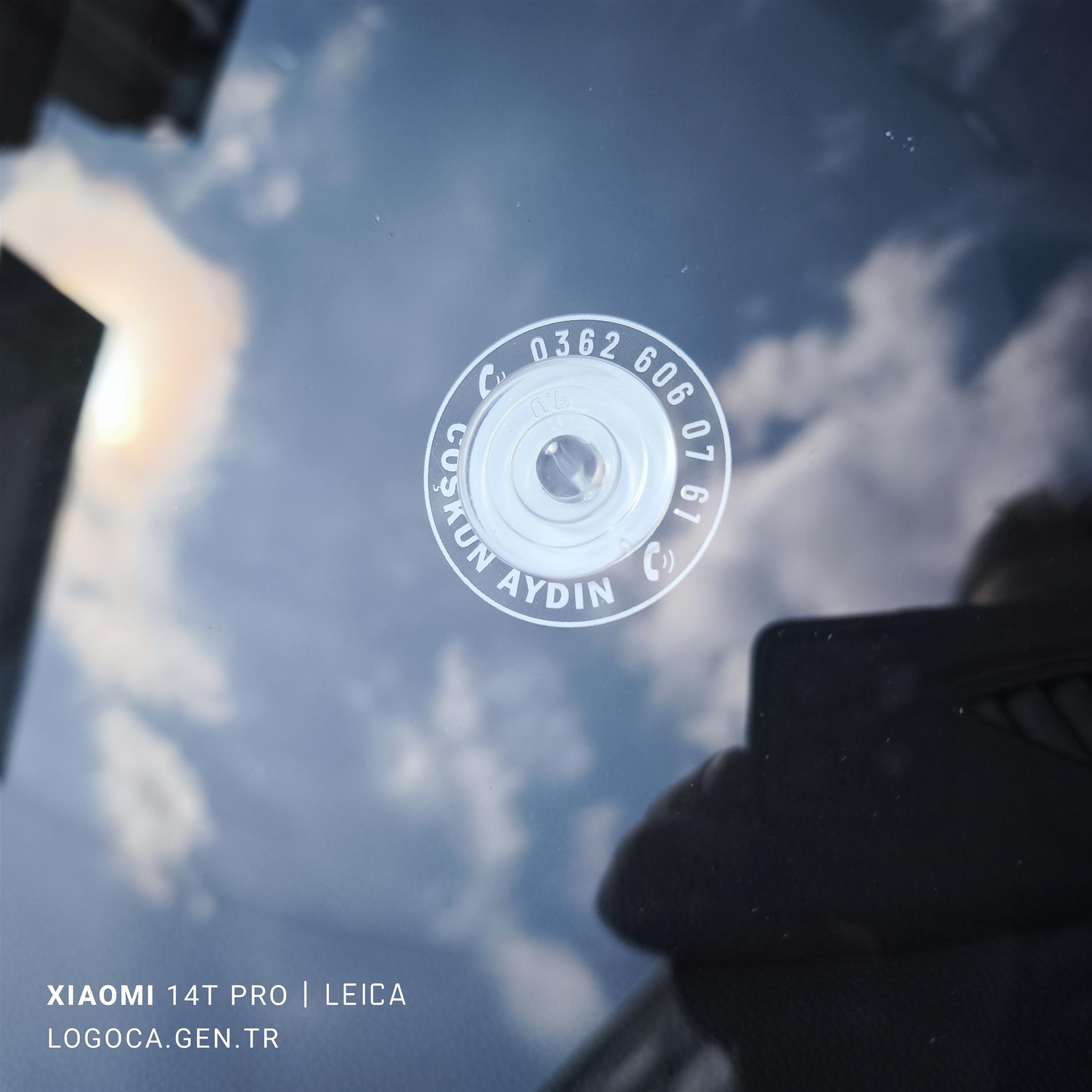 Araç içi tek Vantuzlu Yuvarlak isimli Numaratör size özel telefon numaralığı - Resim 6