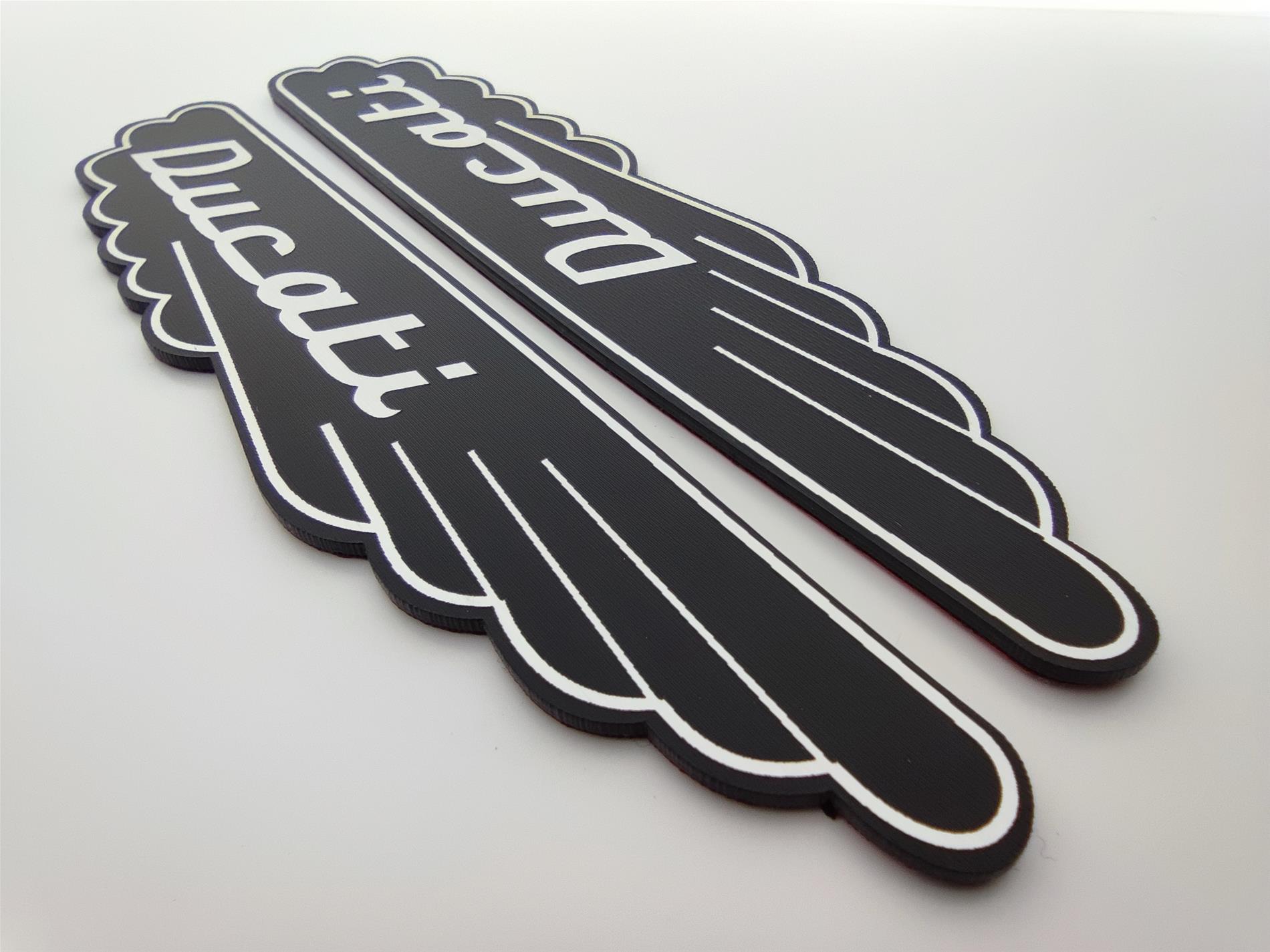 Ducati motosiklet etiketi Plastik etiket - Resim 2