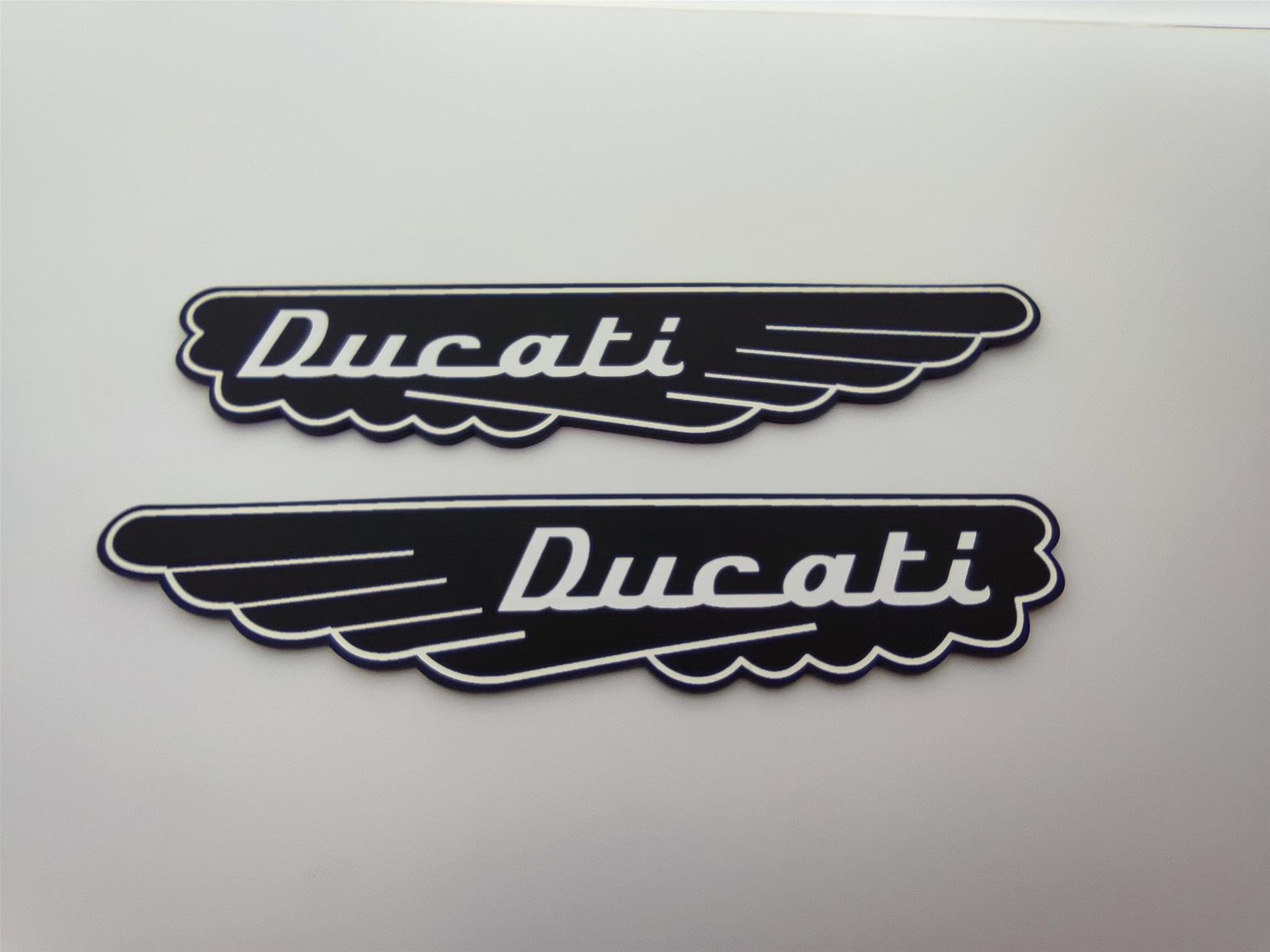 Ducati motosiklet etiketi Plastik etiket - Resim 5
