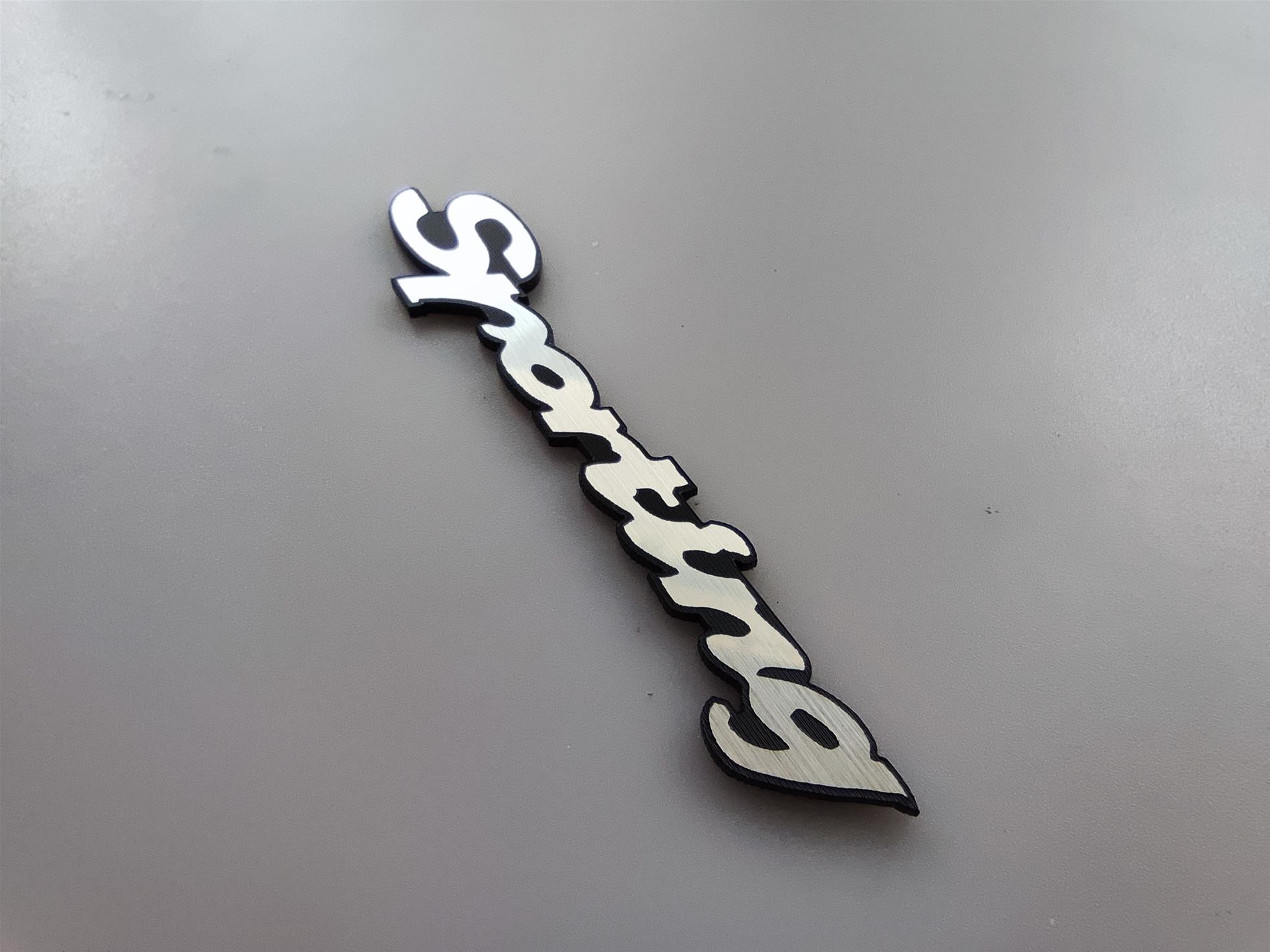 Fiat Palio Sporting plastik Etiket alüminyum görünümlü esnek - Resim 3