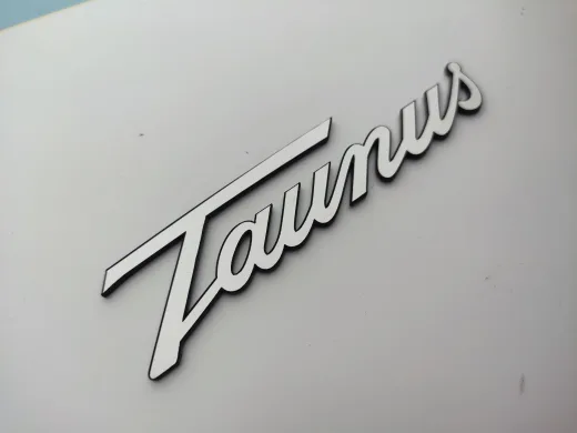 Ford Taunus Elyazı sticker plastik etiket