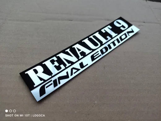 Renault 9 final edition etiket