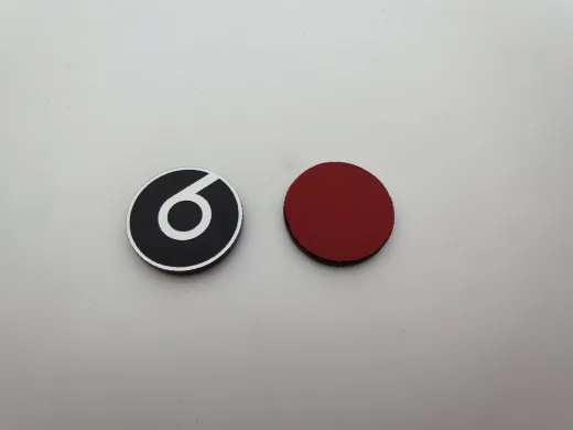 Beats Yuvarlak siyah logo